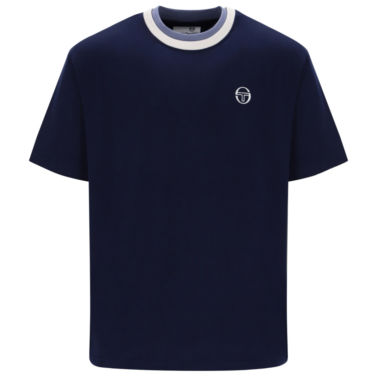 Mens Sergio Tacchini Maritime Blue Davo S/s T Shirt