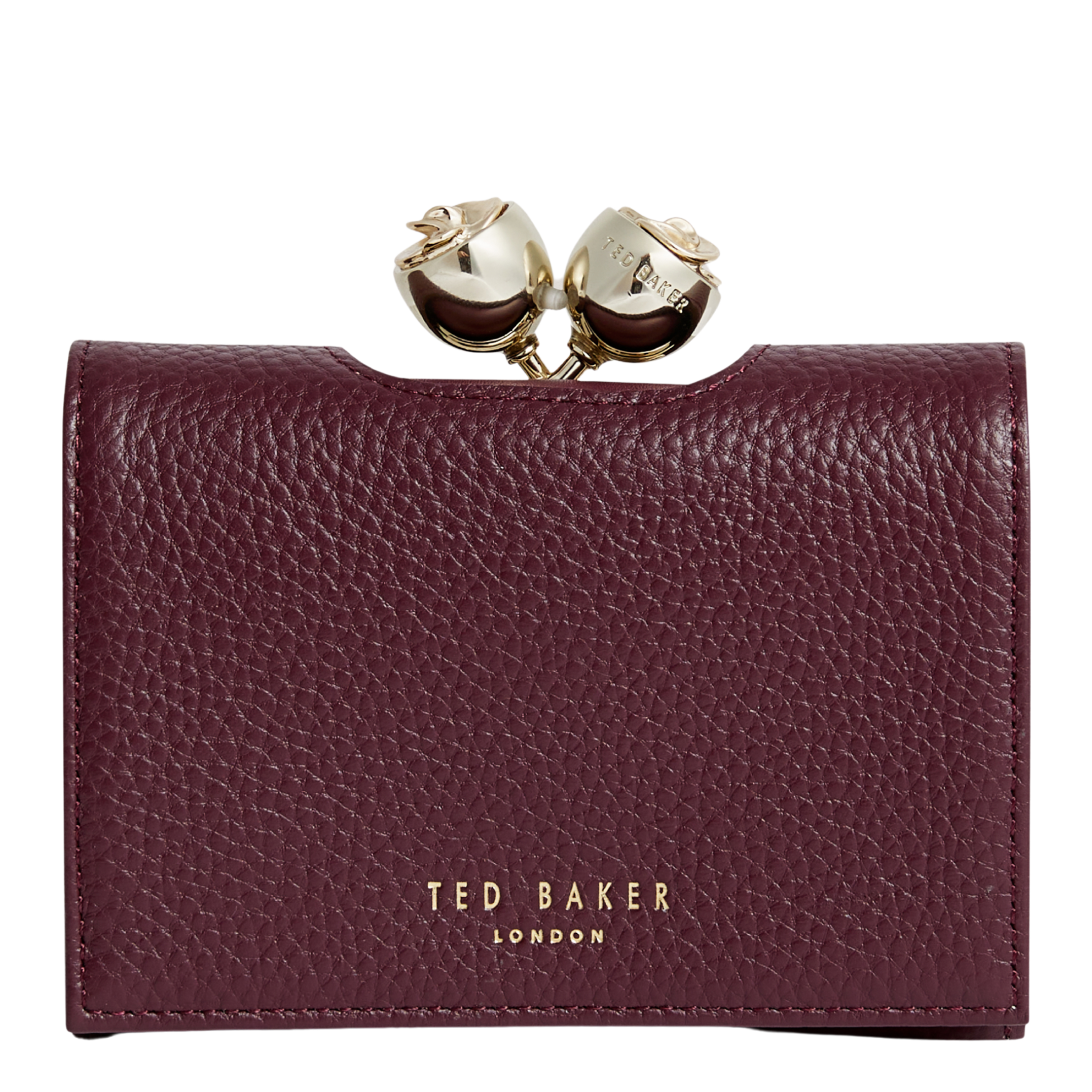 Womens Ted Baker Dark Red Roosa Small Bobble Purse
