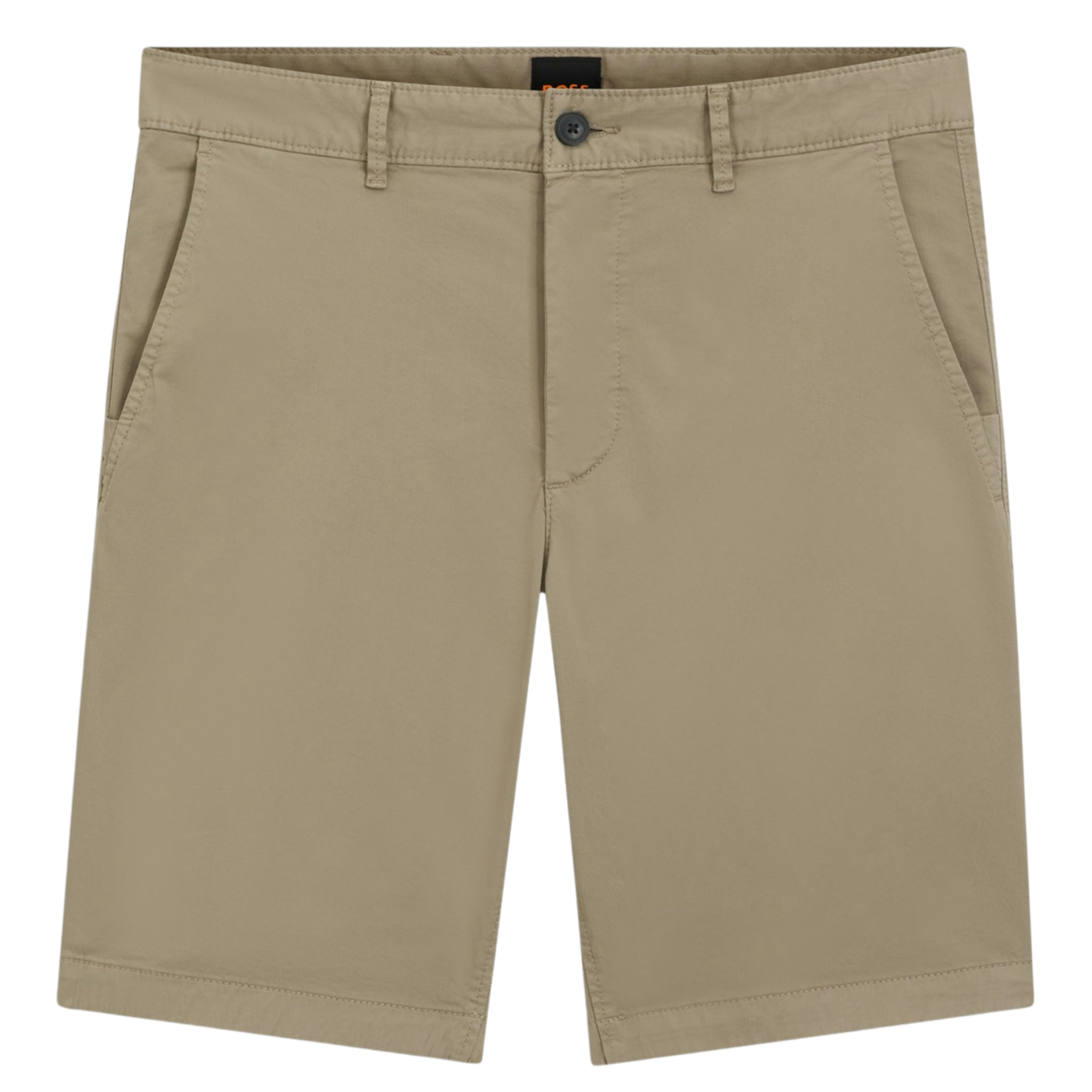 Mens BOSS Pastel Brown Chino-slim Shorts
