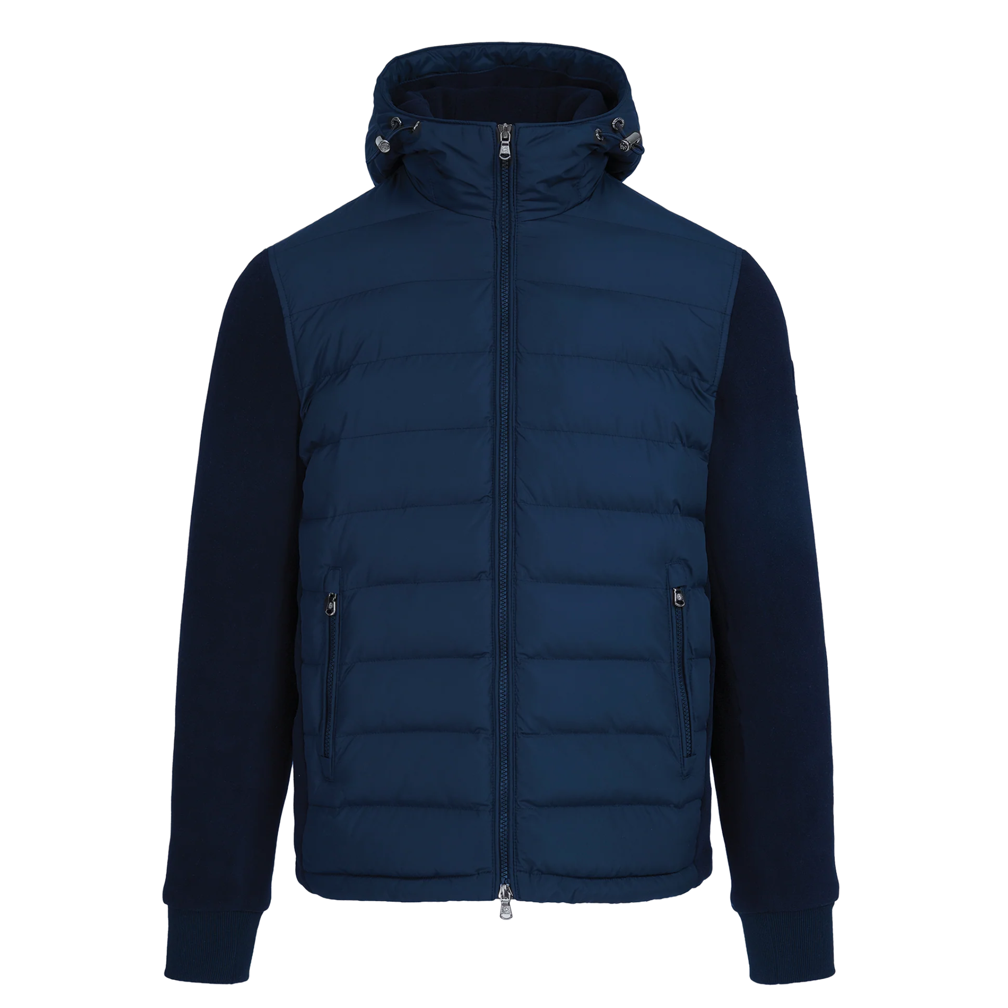 Mens Sandbanks Navy Outlander Hybrid Puffer Jacket