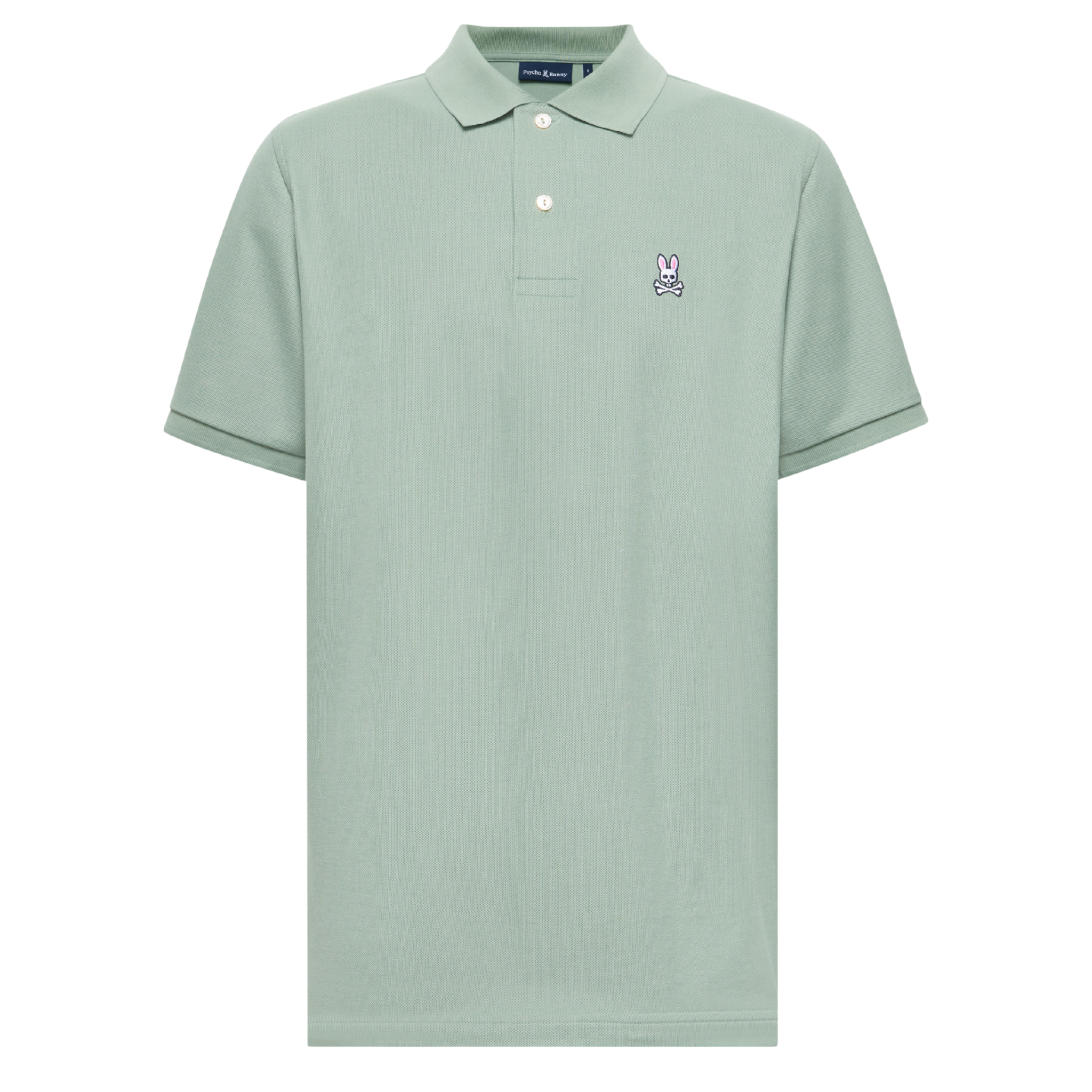 Mens Psycho Bunny Iceberg Green Classic Pique S/s Polo