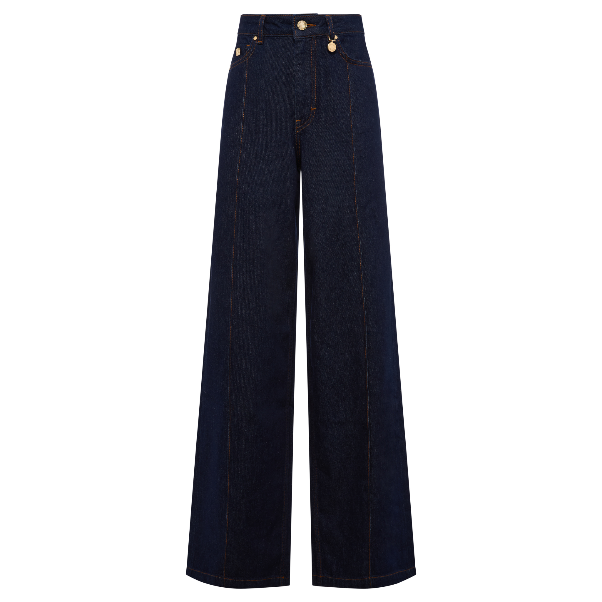 Womens Holland Cooper Clean Indigo Lily Wide Leg Jeans