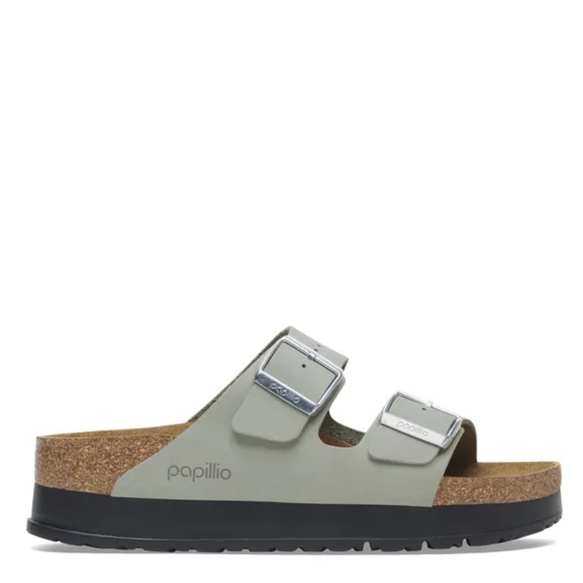 Womens Birkenstock Pure Sage Arizona Flex Platform Sandals