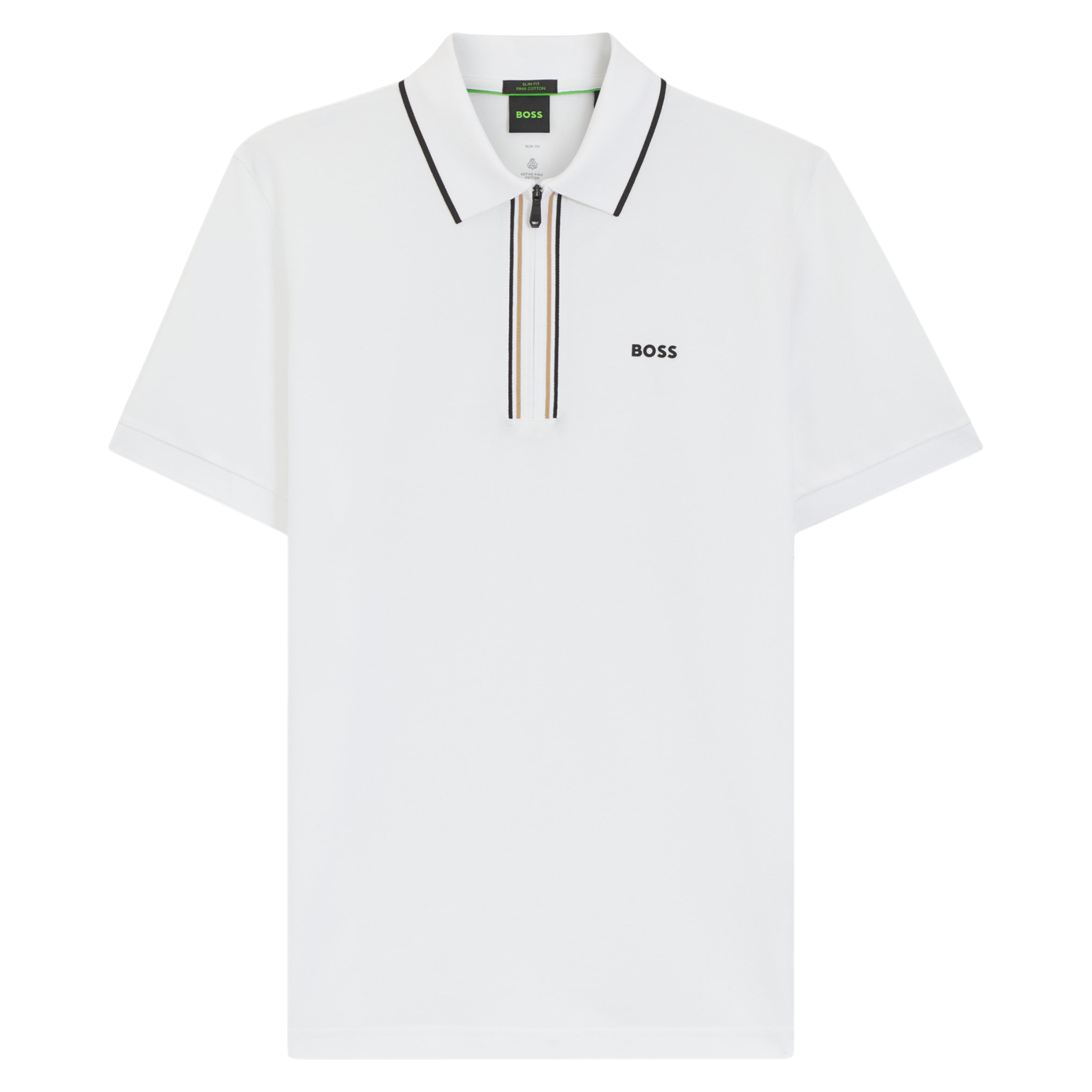 Mens BOSS White Philix GOC S/s Polo Shirt
