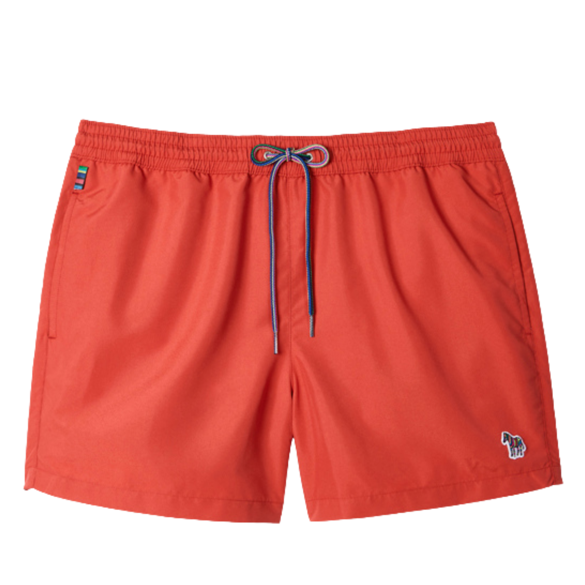 Mens Paul Smith Pink Zebra Badge Swim Shorts