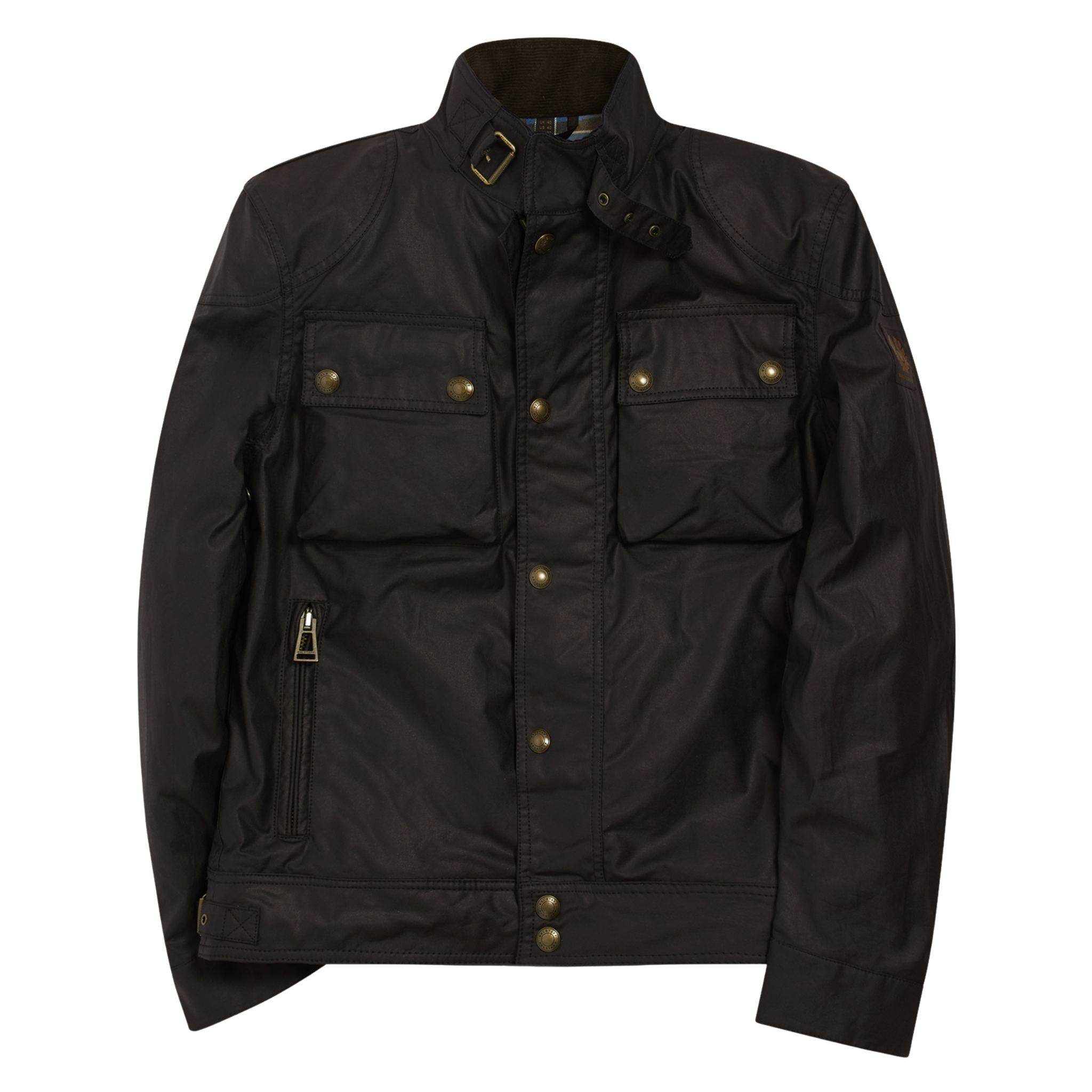 Mens Belstaff Black Racemaster 6oz Waxed Jacket