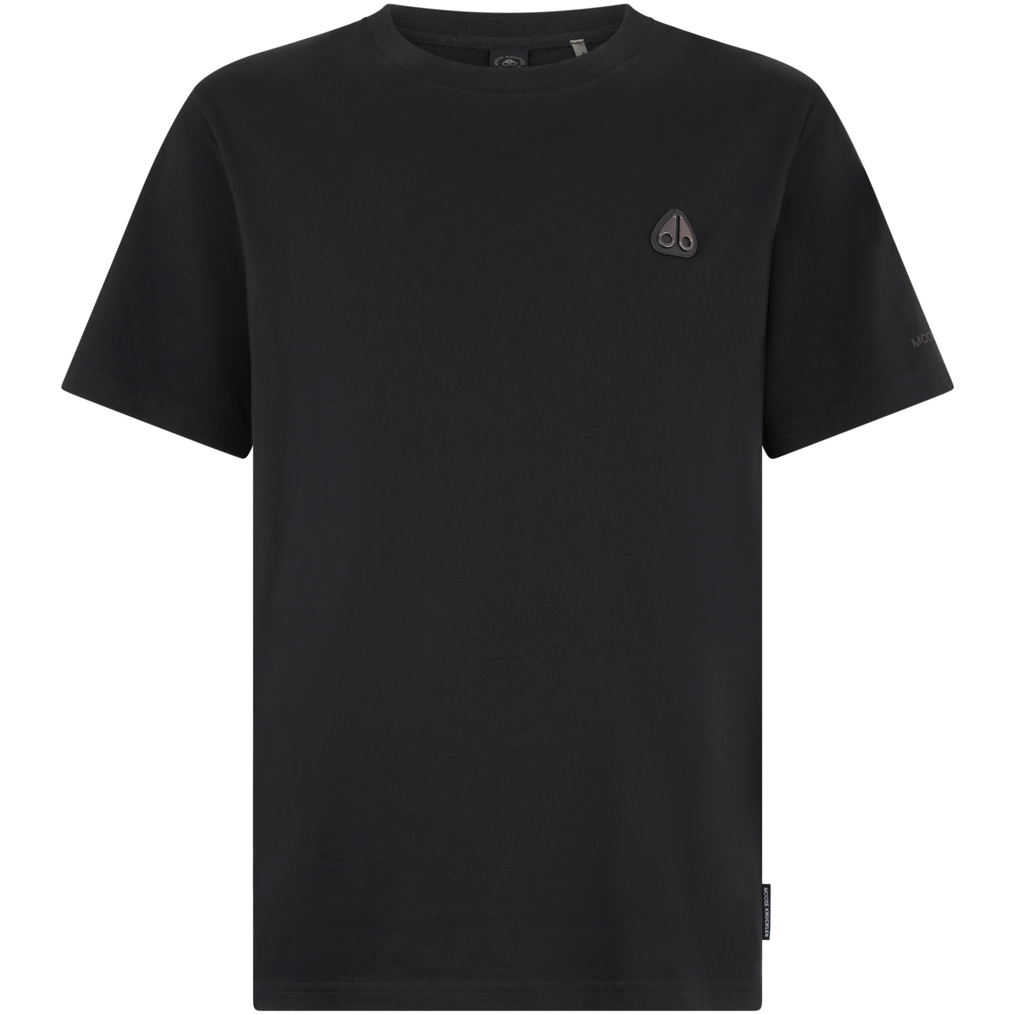 Mens Moose Knuckles Black Crescent S/s T Shirt