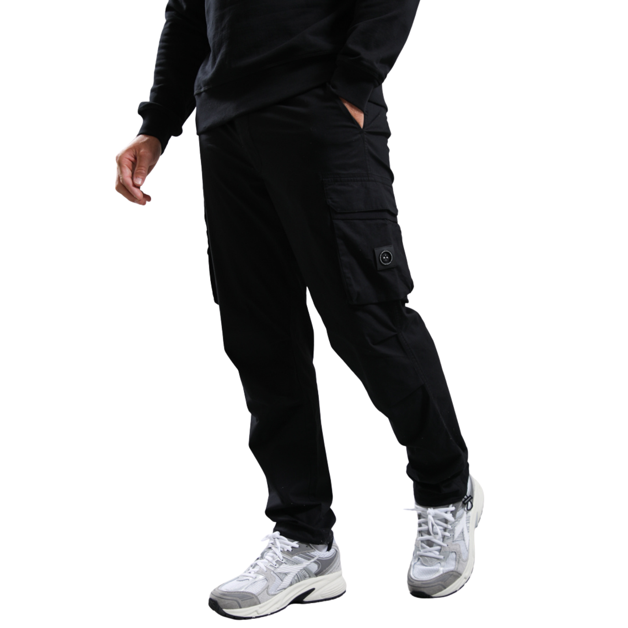 Mens Marshall Artist Black Terrain Cargo Pants