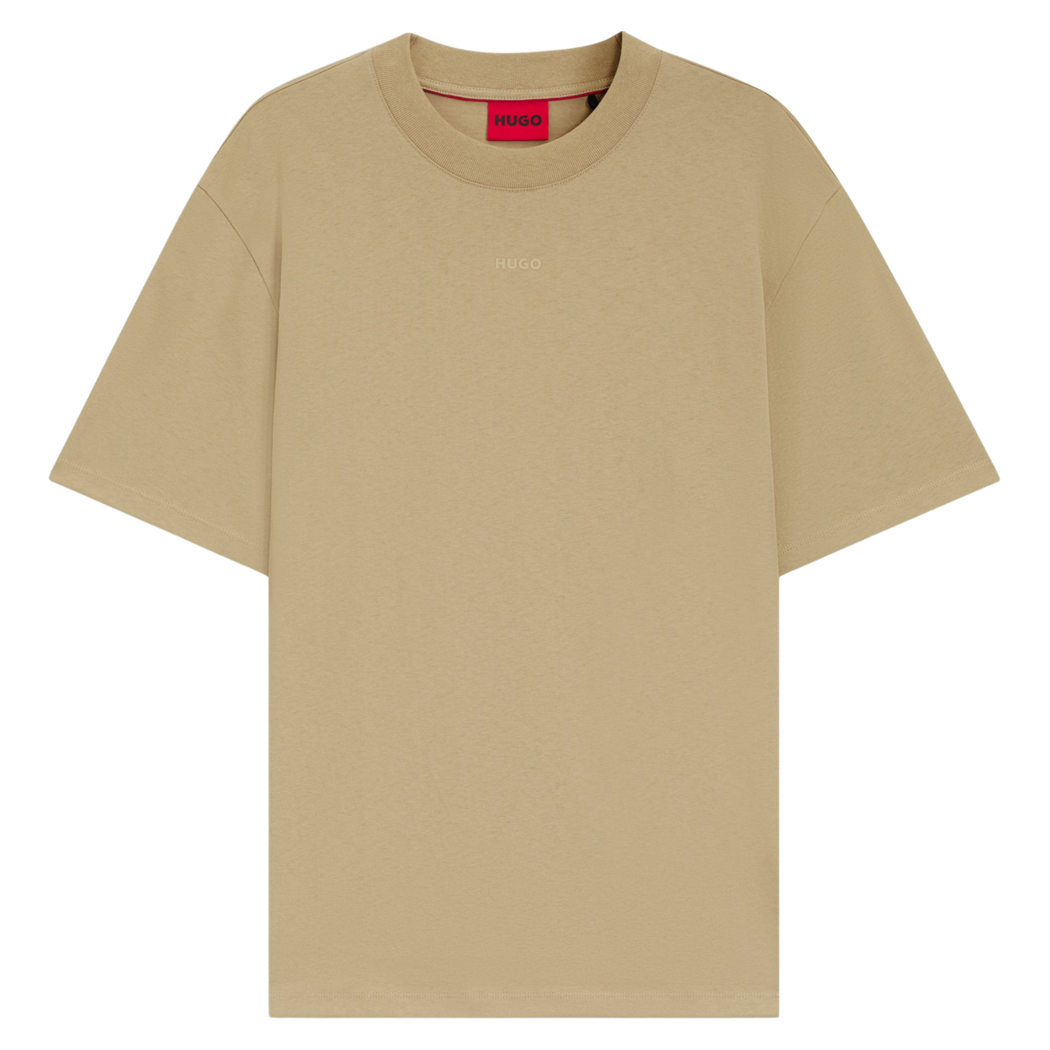 Mens HUGO Medium Beige Dapolino S/s T Shirt