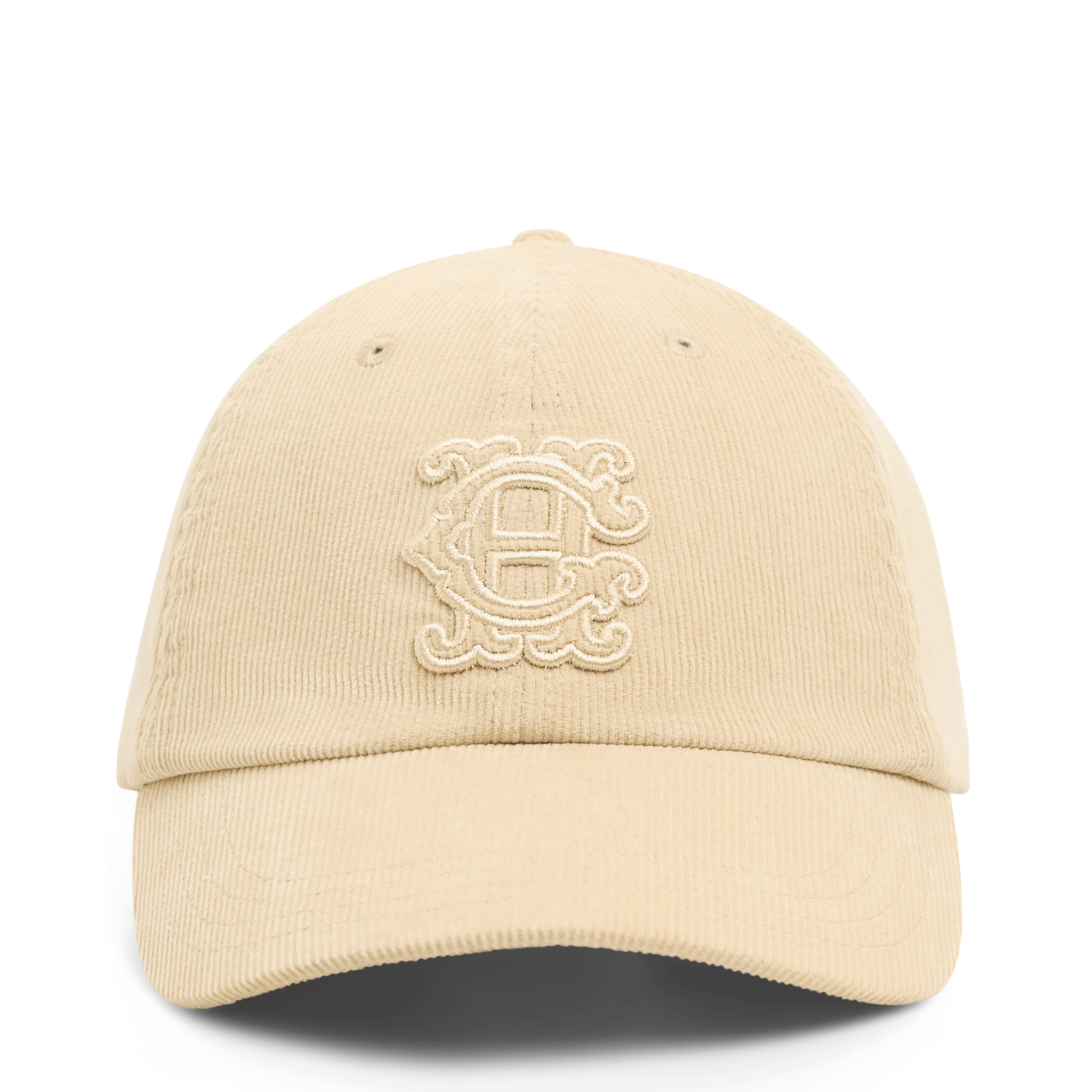 Womens Holland Cooper Latte Corduroy Heraldic Cap