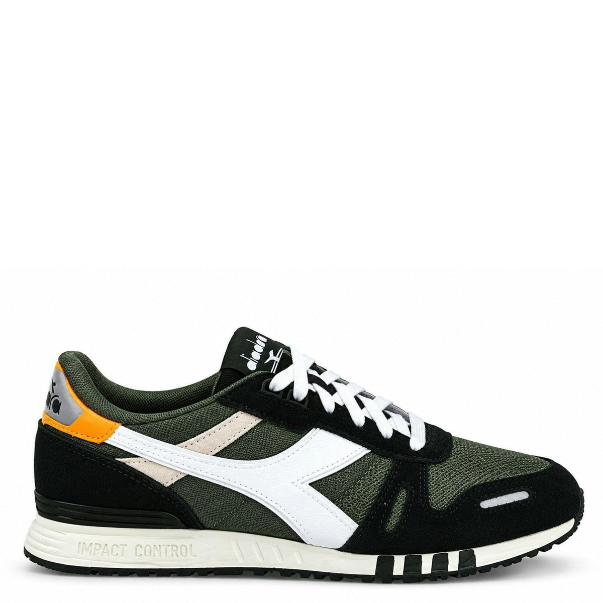 Mens Diadora Bronze Green/Black/White Titan Trainers