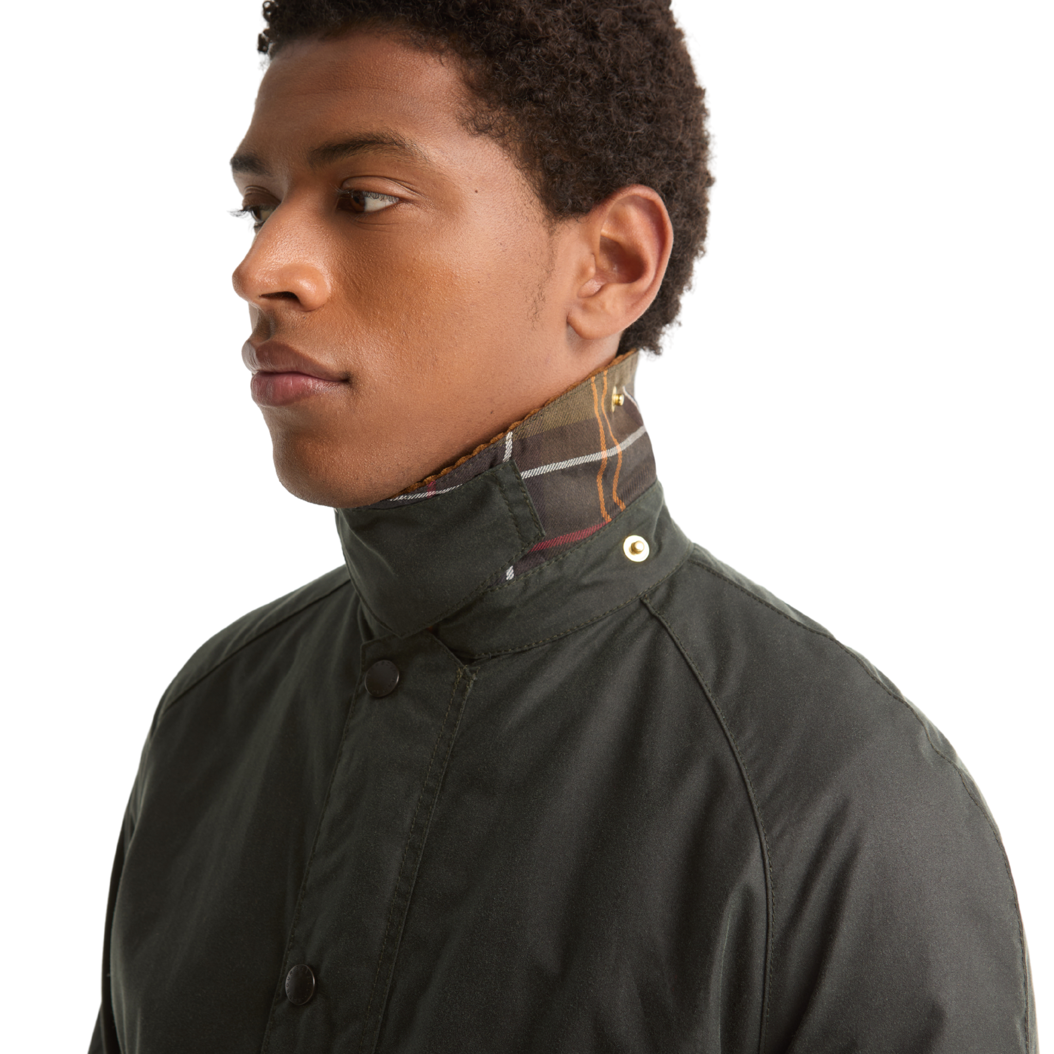Mens Barbour Sage Icons Ashby Wax Jacket