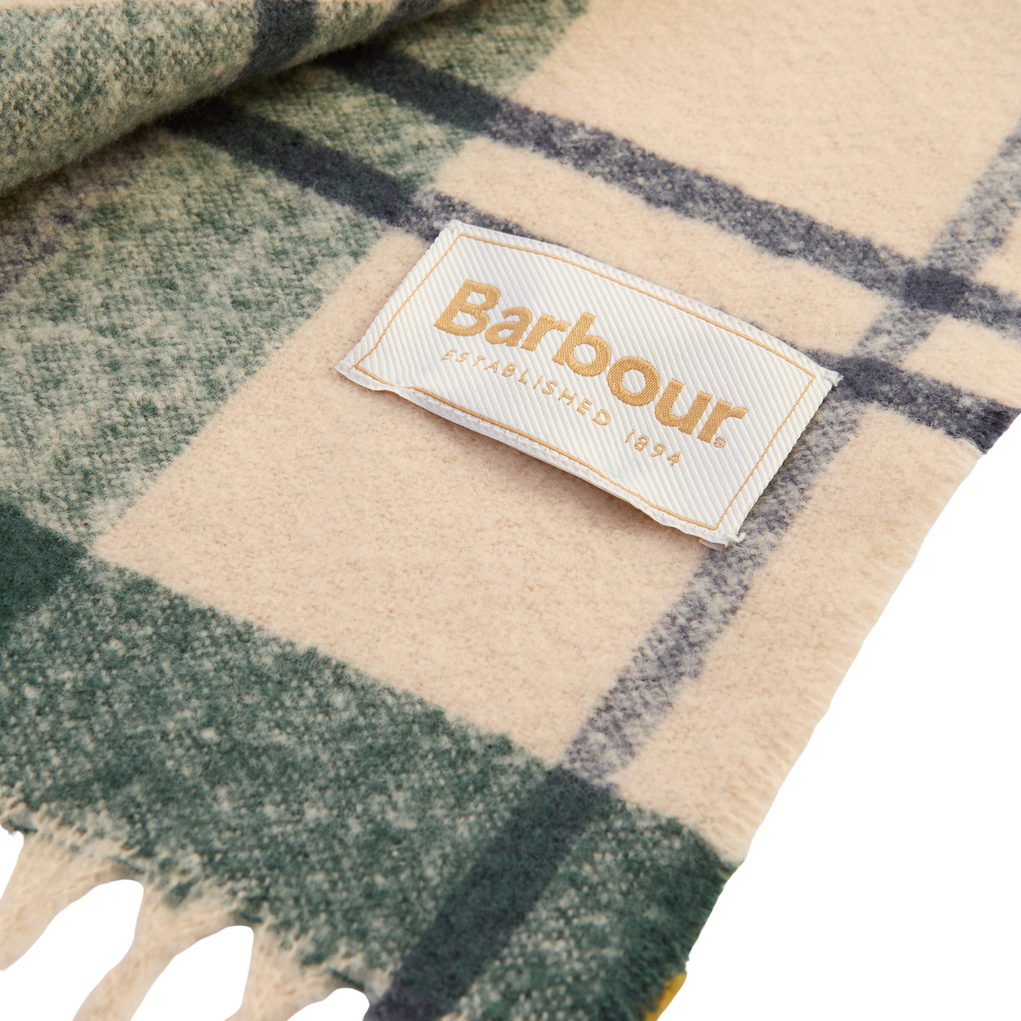 Womens Barbour Ancient Tartan Deanna Boucle Scarf