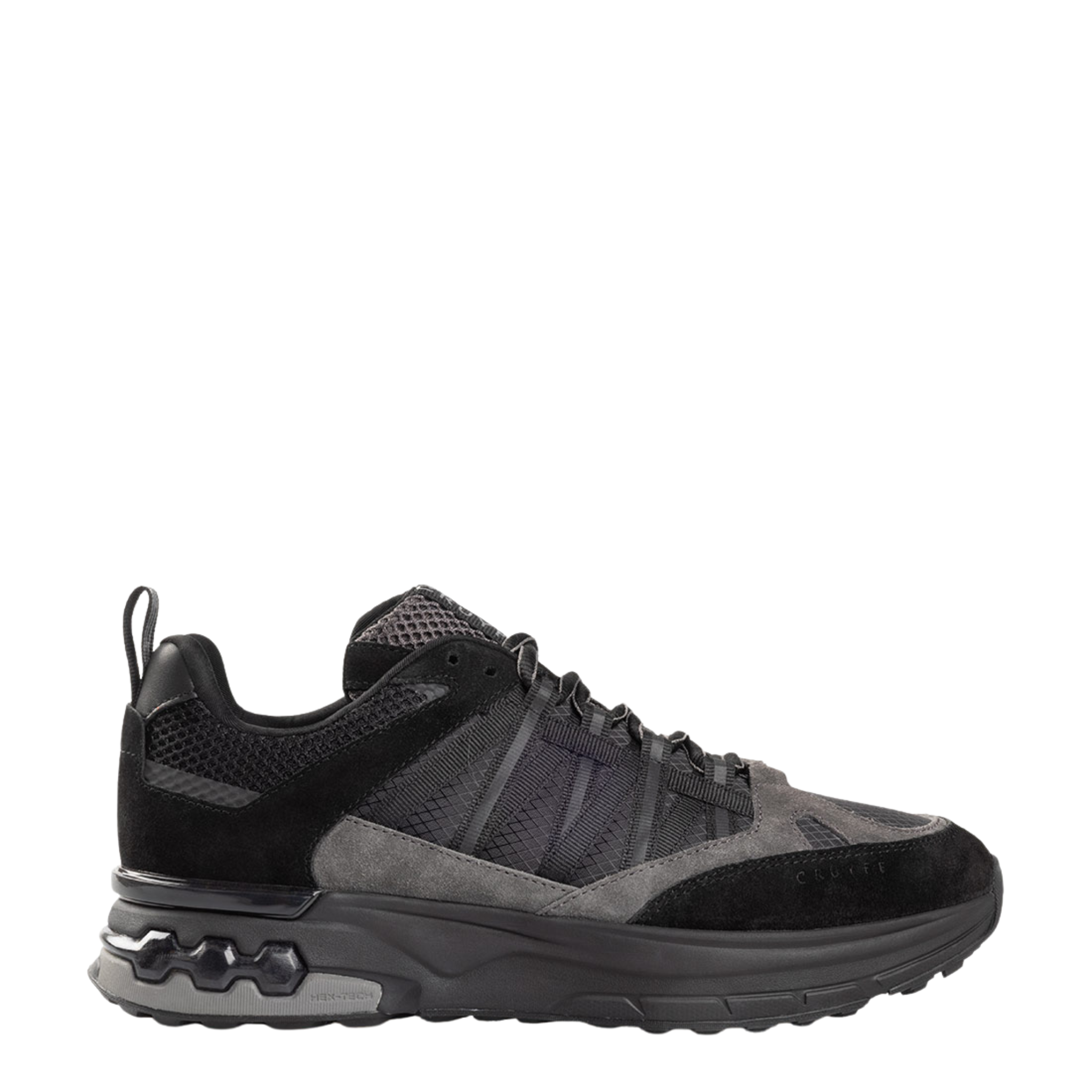 Mens Cruyff Black Zephr Trainers
