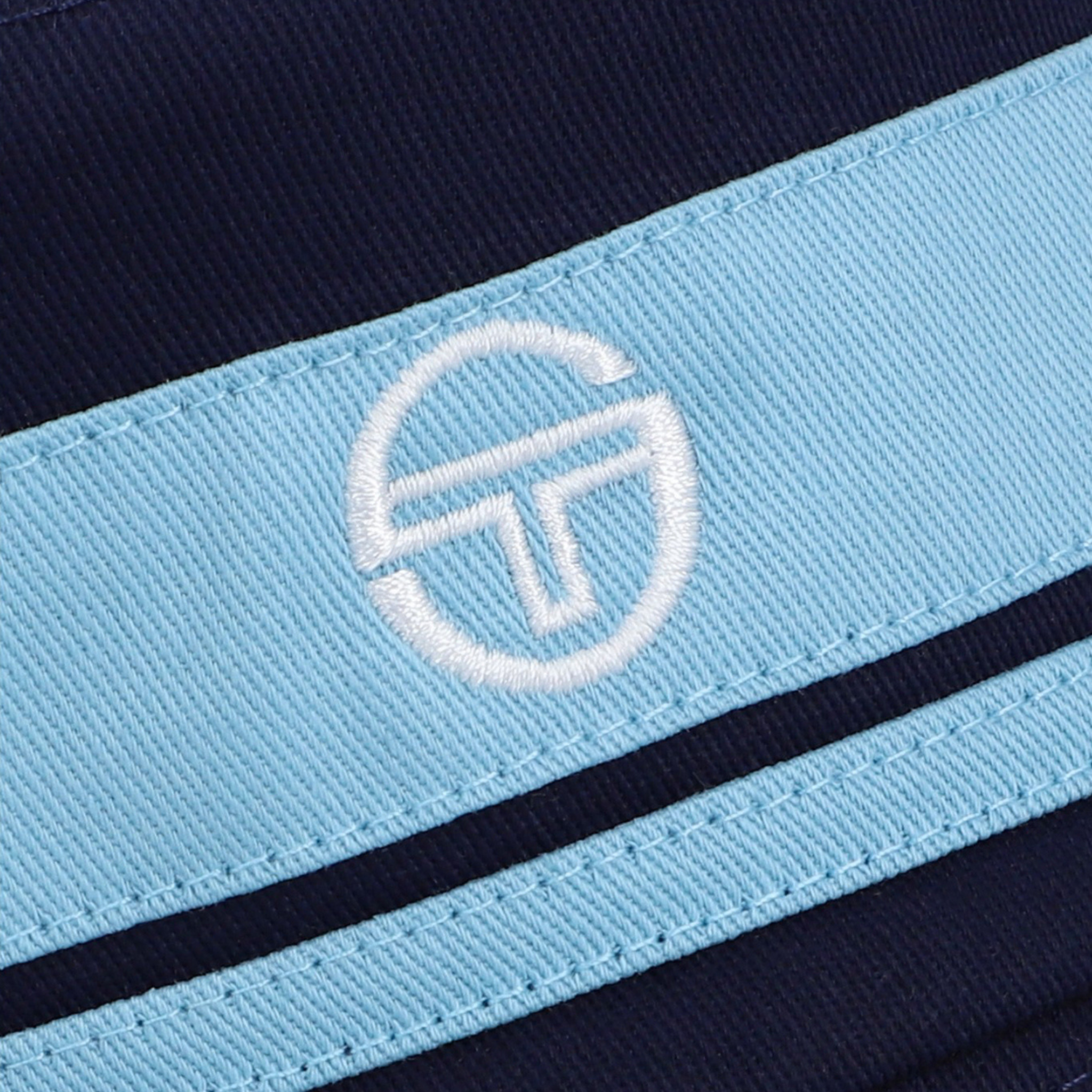 Mens Sergio Tacchini Maritime Blue/Baltic Sea Newsford Bucket Hat