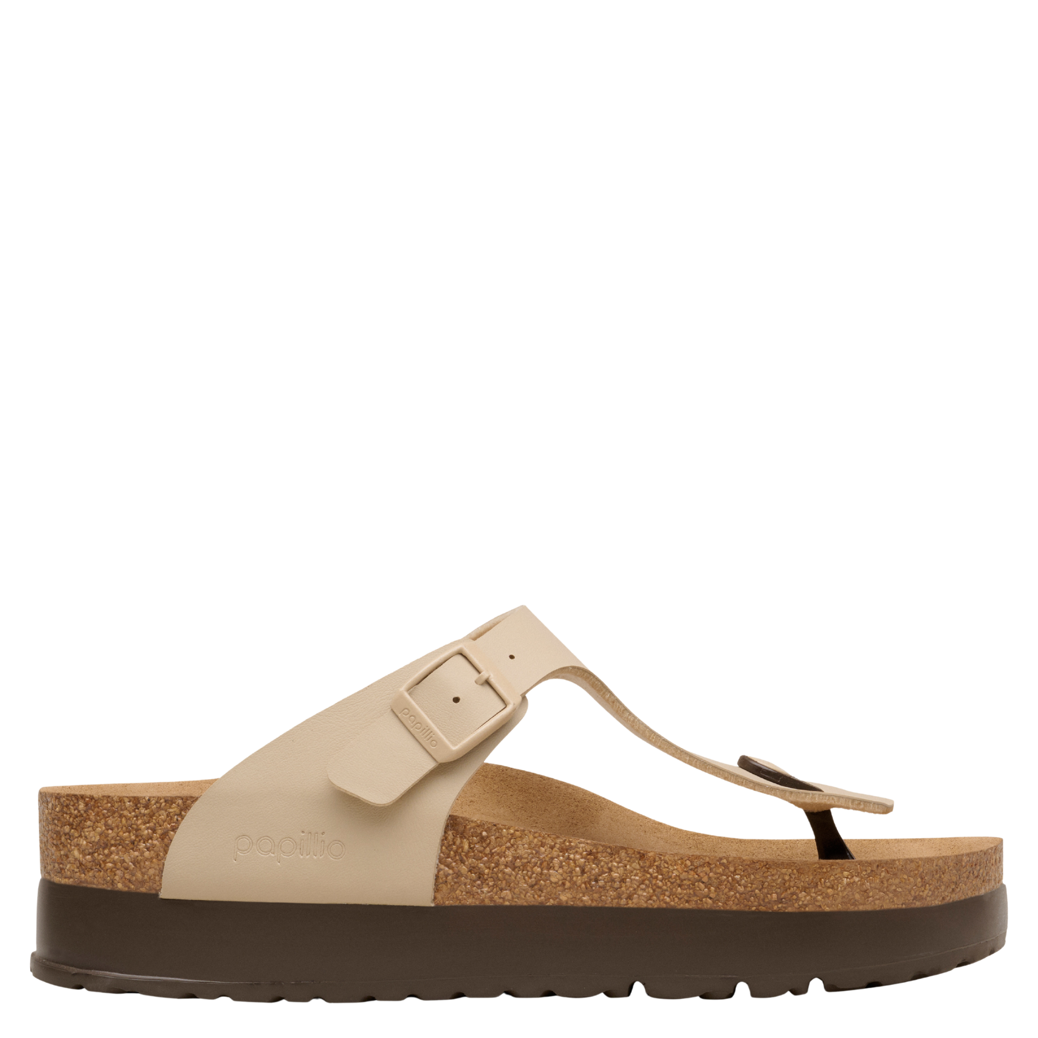 Womens Birkenstock Sandcastle Gizeh Flex Platform BF Sandals