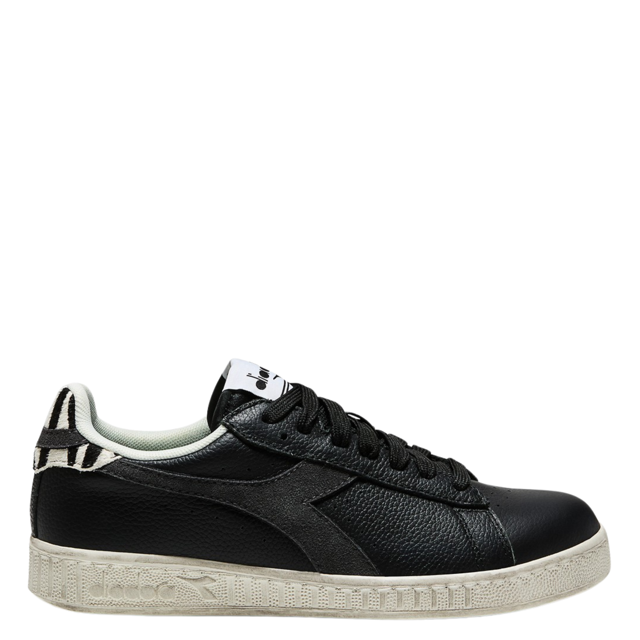 Womens Diadora Black Game Low Wild Trainers