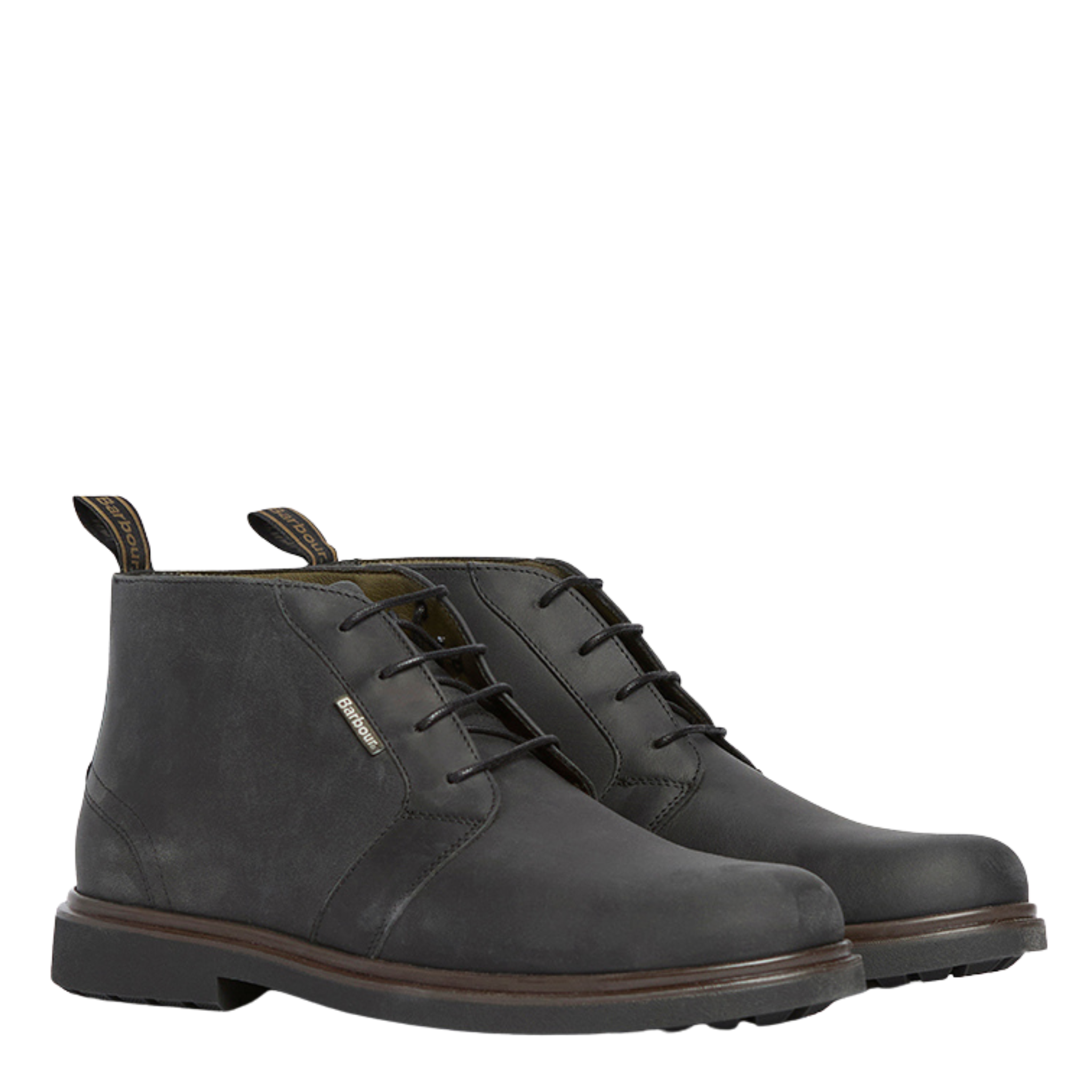 Mens Barbour Black Meays Chukka Boots