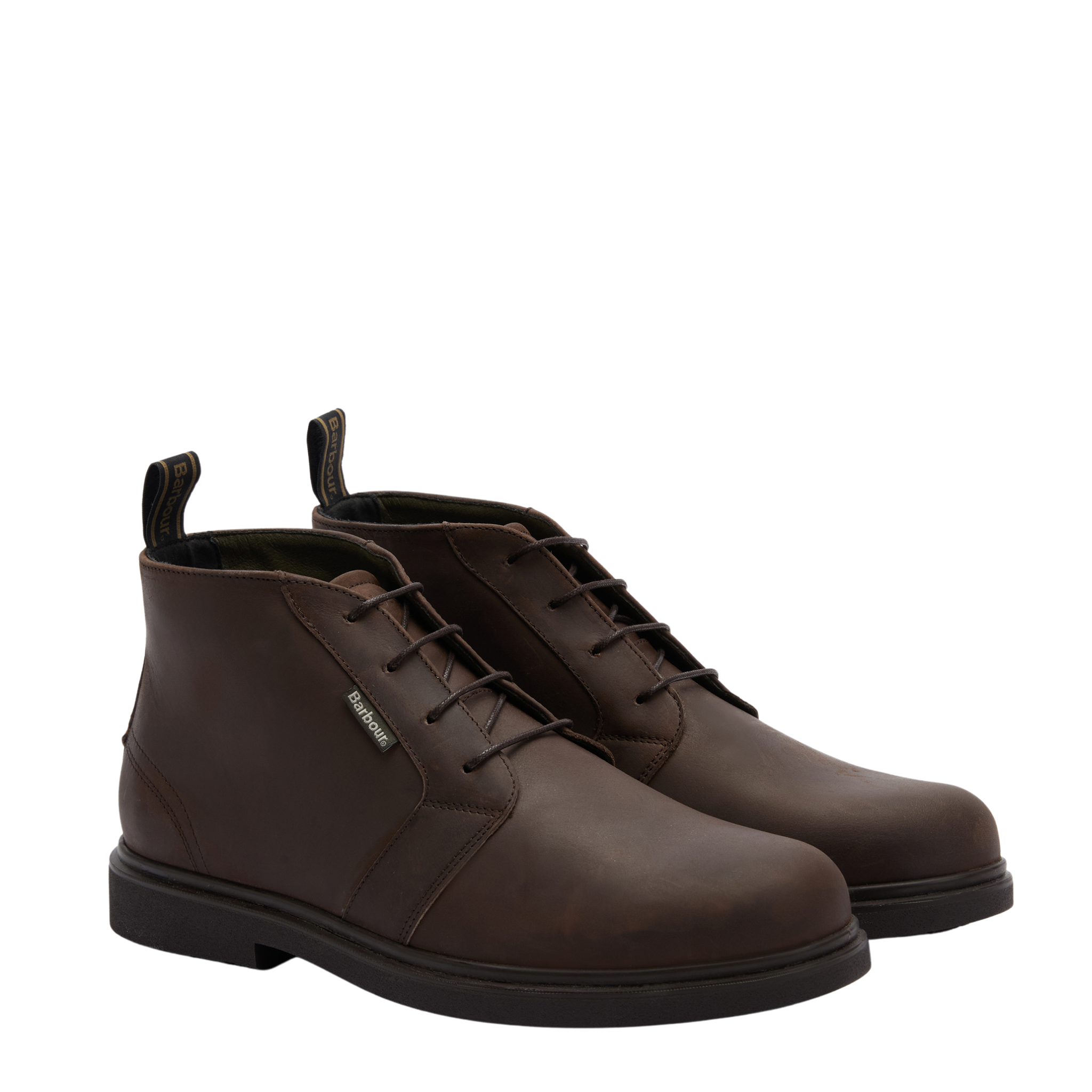 Mens Barbour Dark Brown Meays Chukka Boots