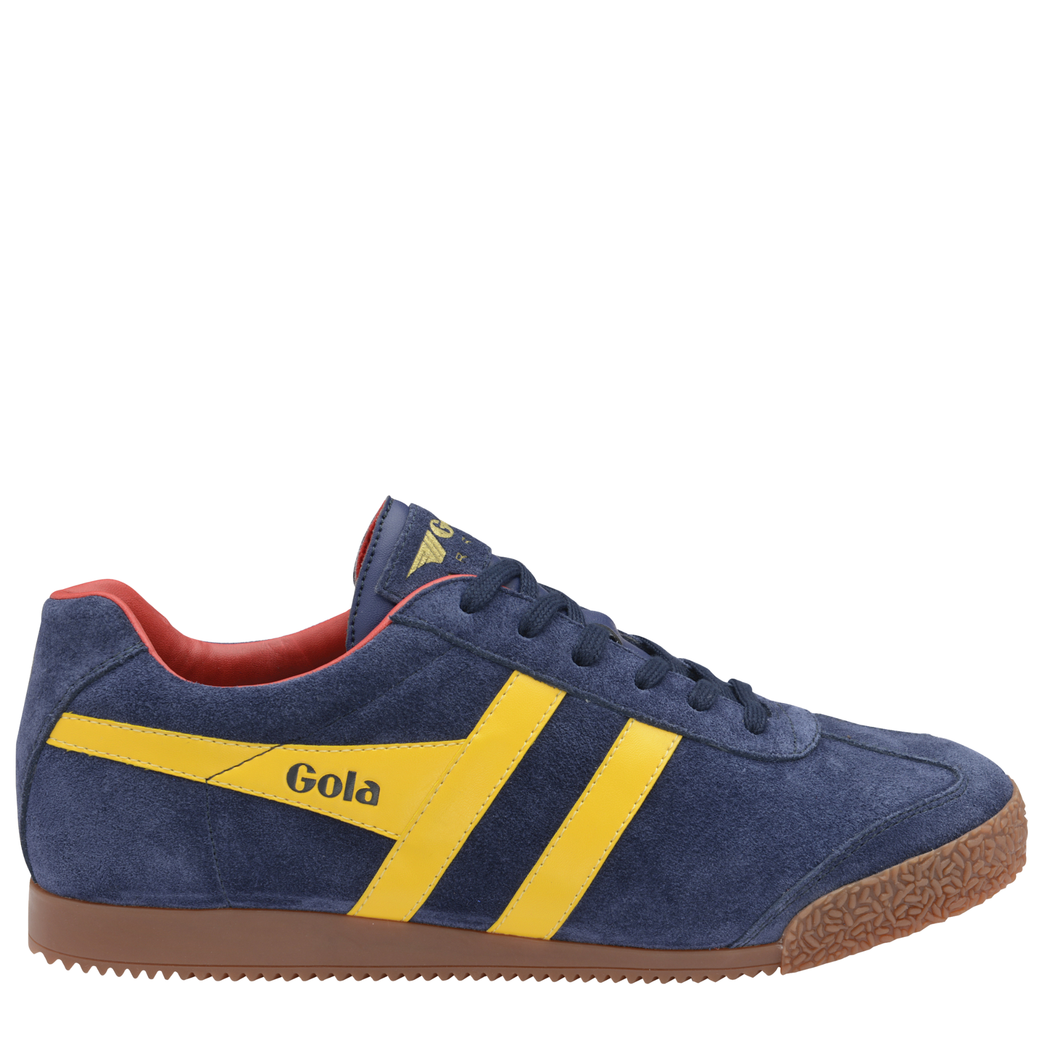 Mens Gola Navy/Sun/Red Harrier Trainers