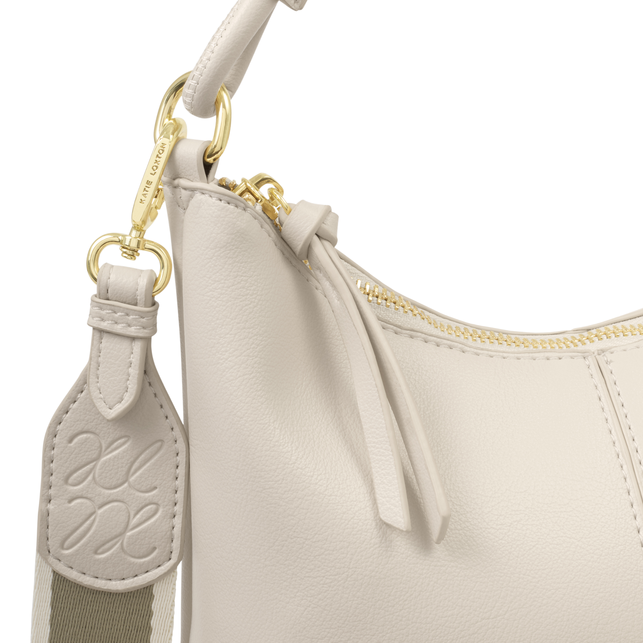 Womens Katie Loxton Oyster Hallie Satchel Bag
