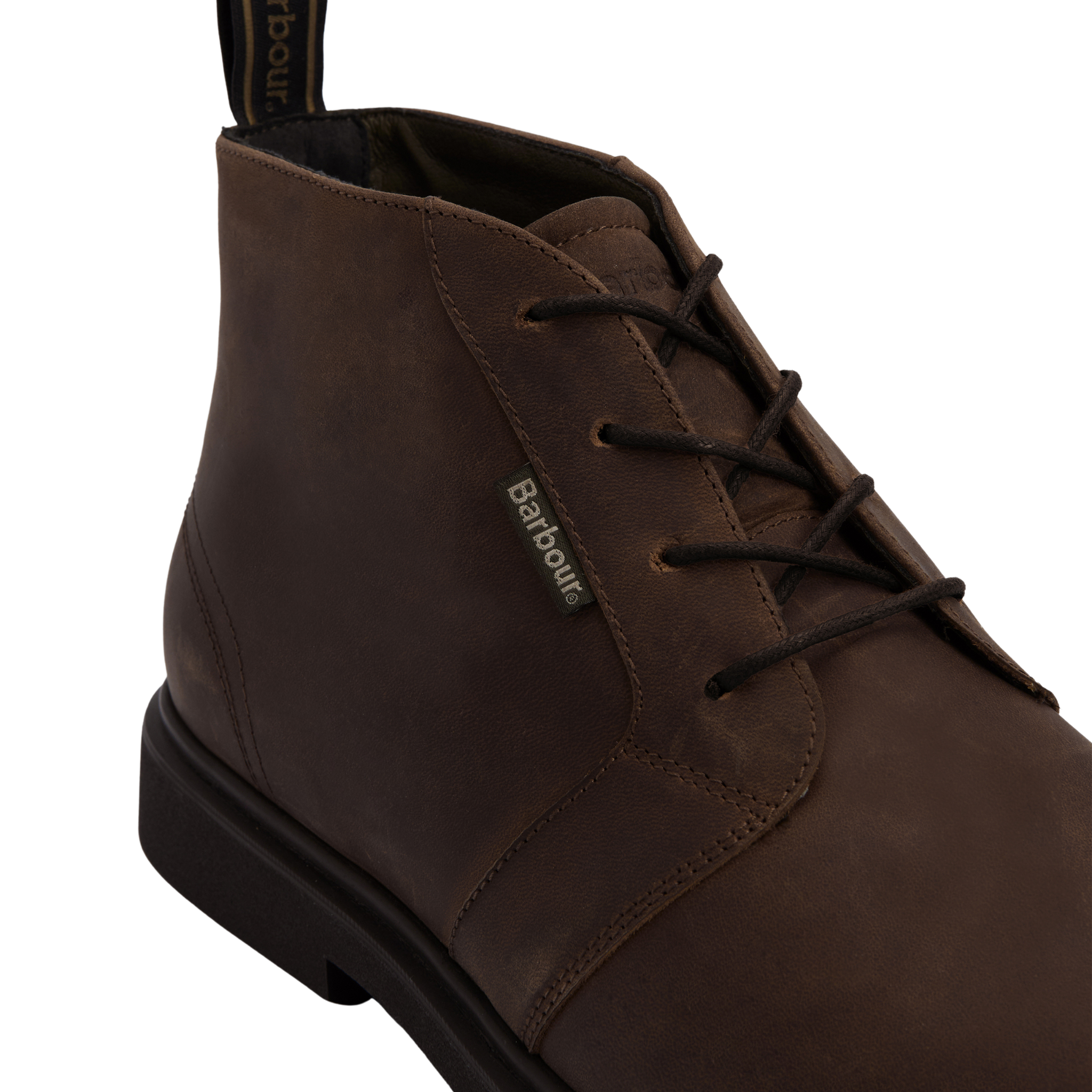 Mens Barbour Dark Brown Meays Chukka Boots