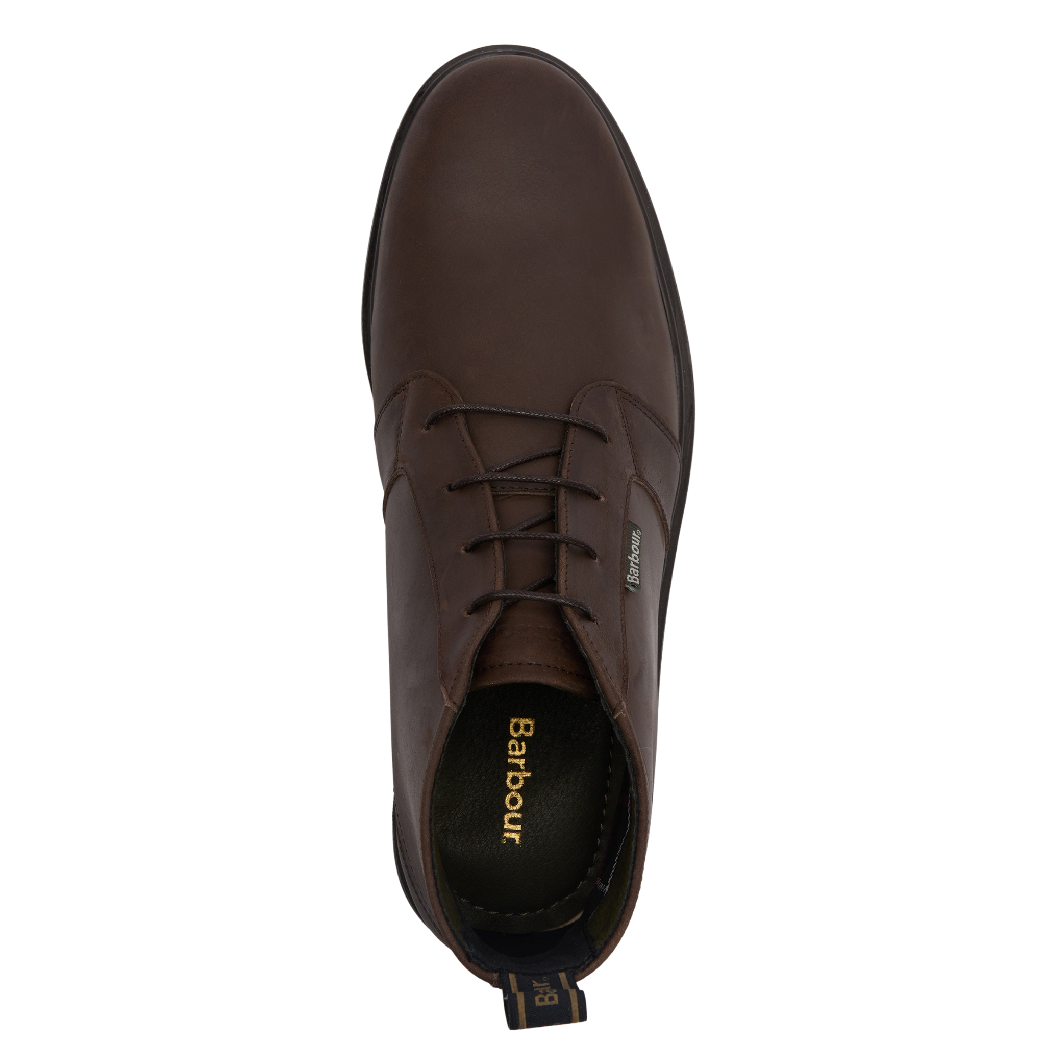 Mens Barbour Dark Brown Meays Chukka Boots