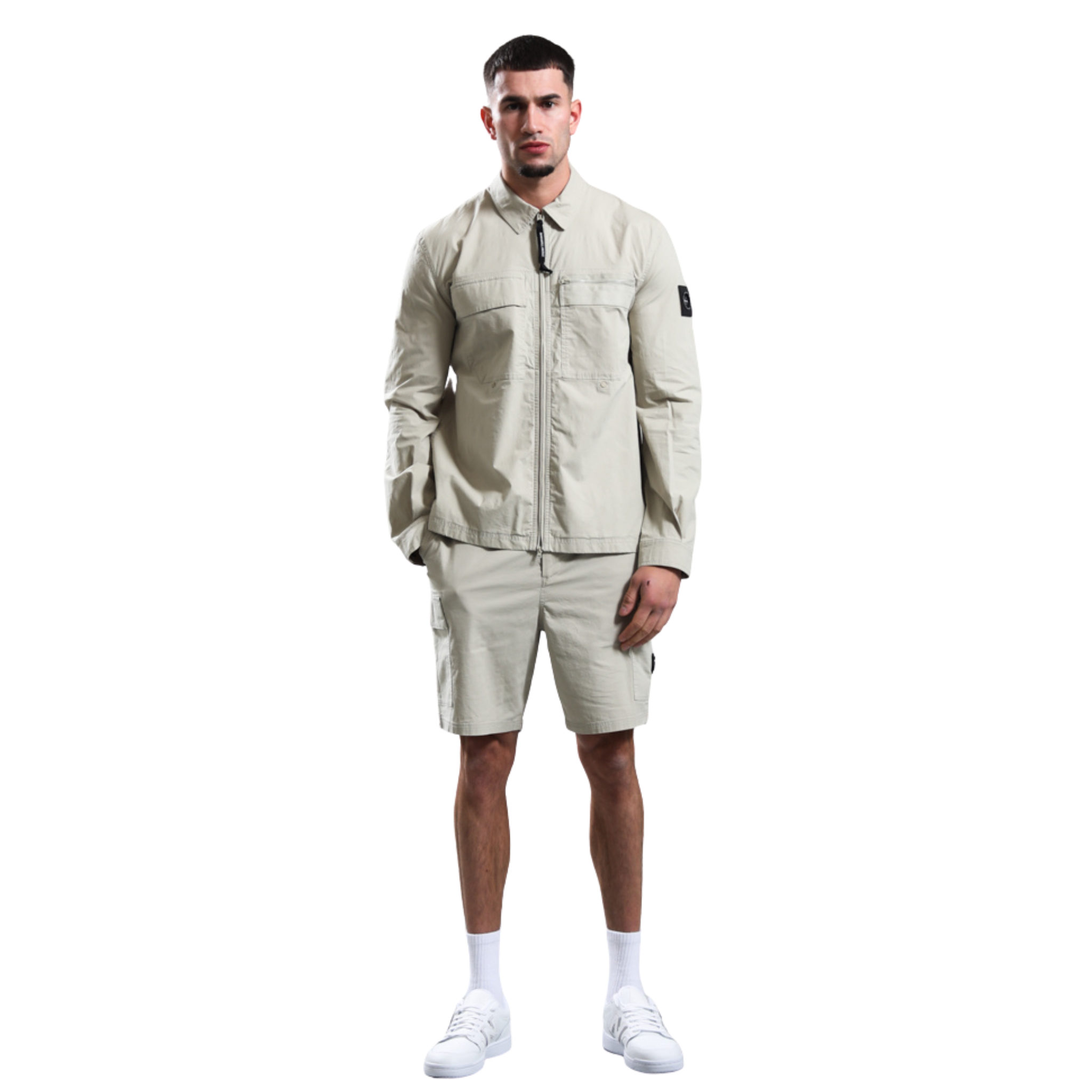 Mens Marshall Artist Stone Vanguard Overshirt