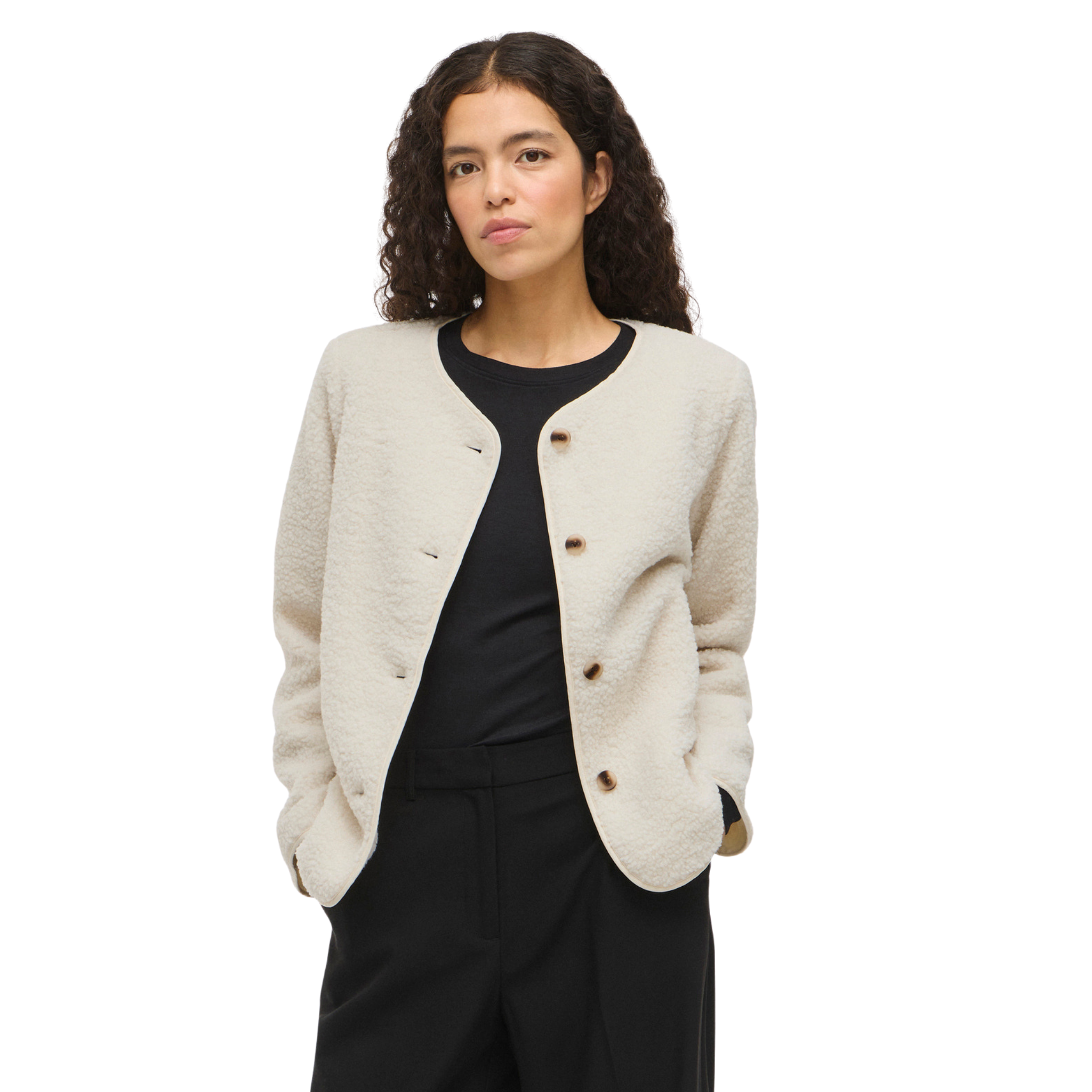Womens Vila Birch Viada Teddy Jacket