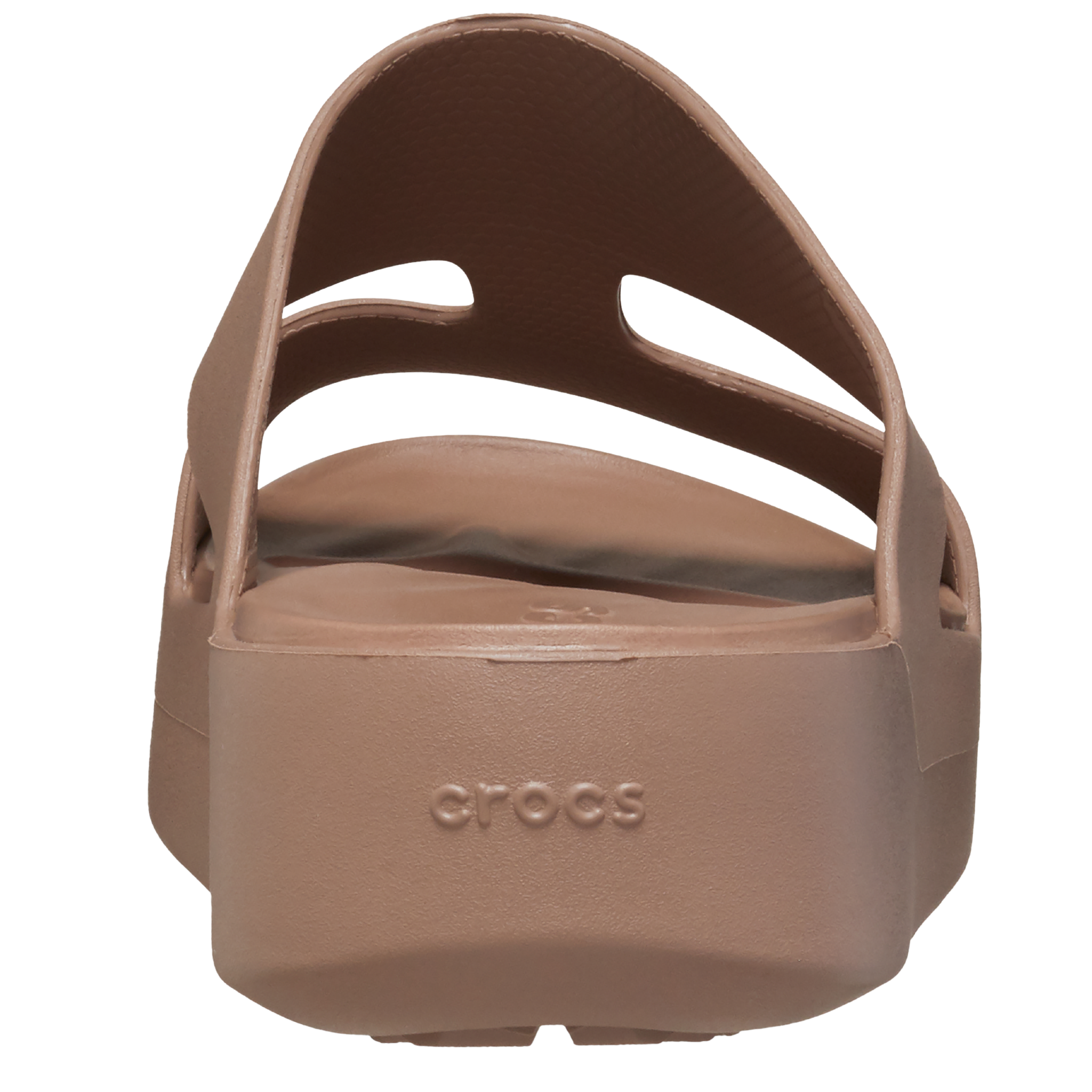 Womens Crocs Latte Getaway Platform H-Strap Sandals