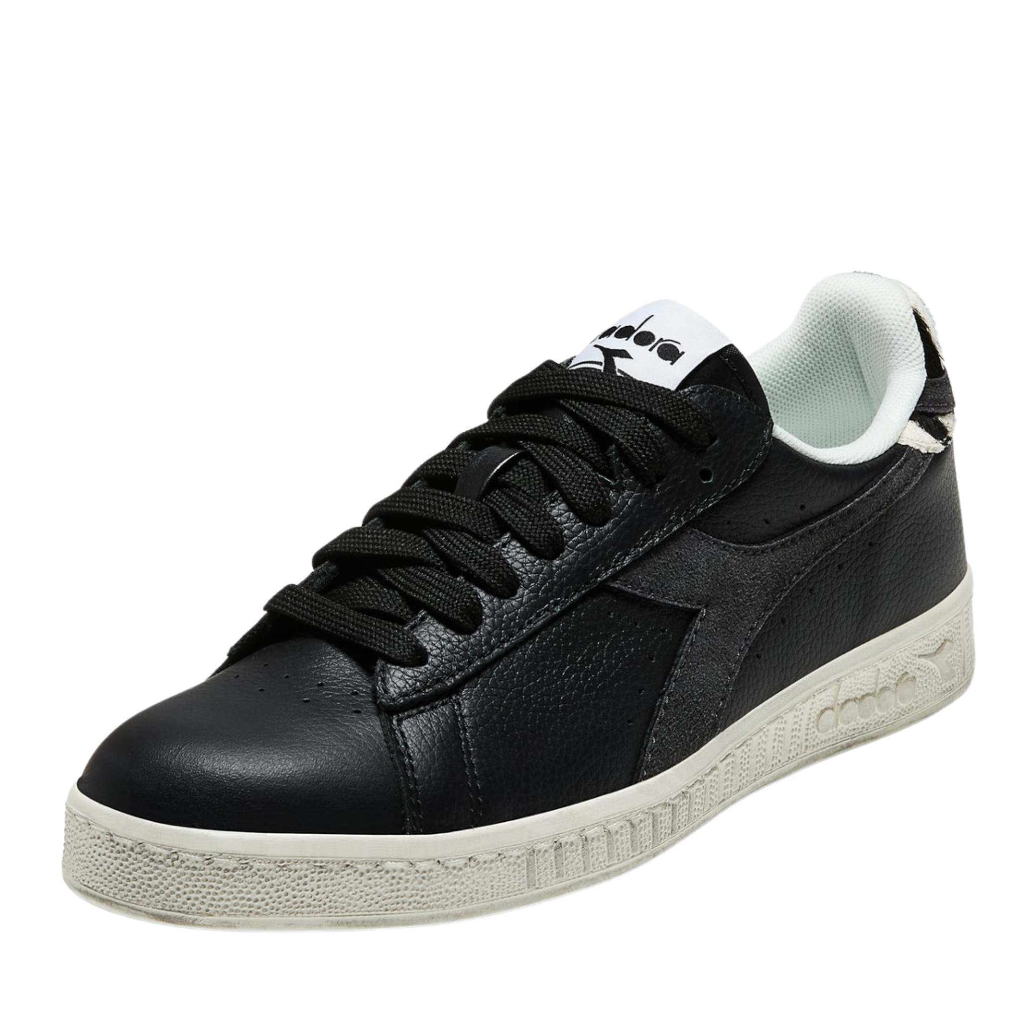 Womens Diadora Black Game Low Wild Trainers