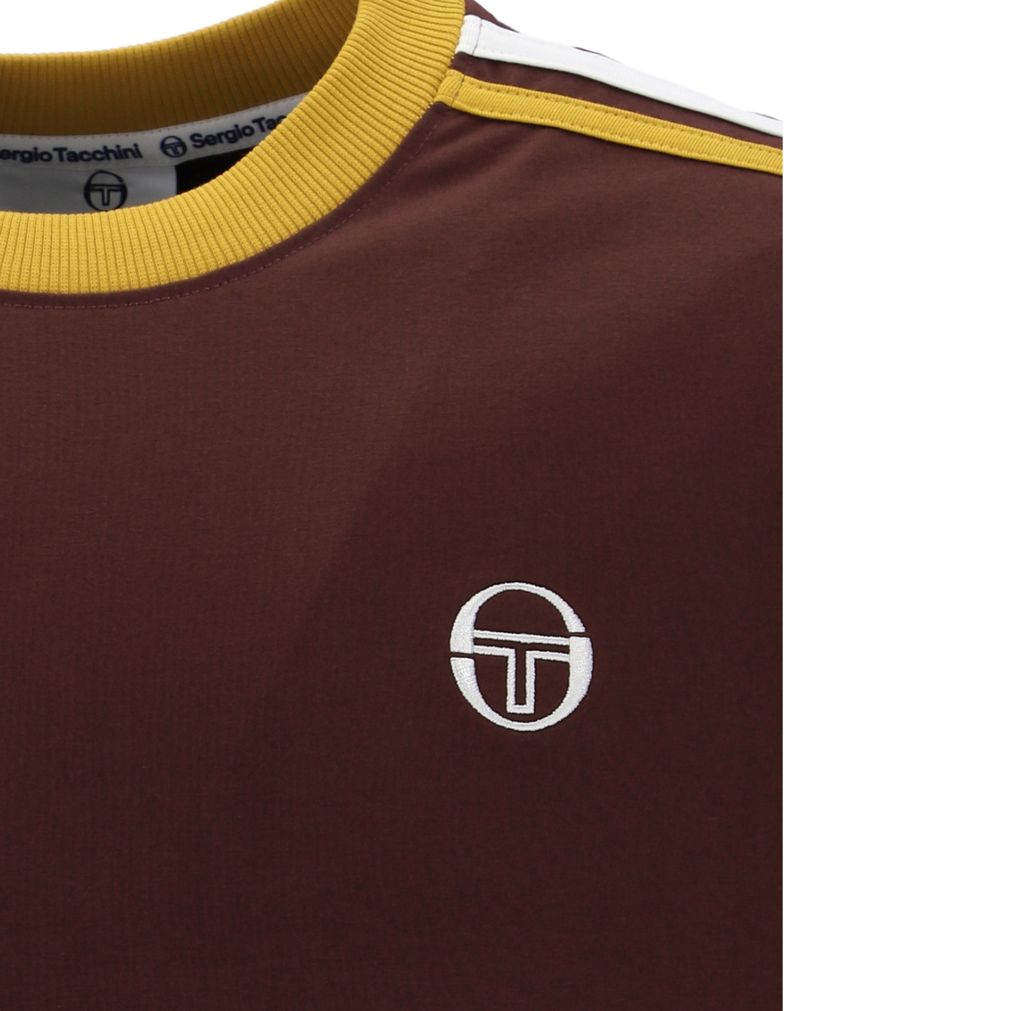 Mens Sergio Tacchini Bitter Chocolate Triste S/s T Shirt