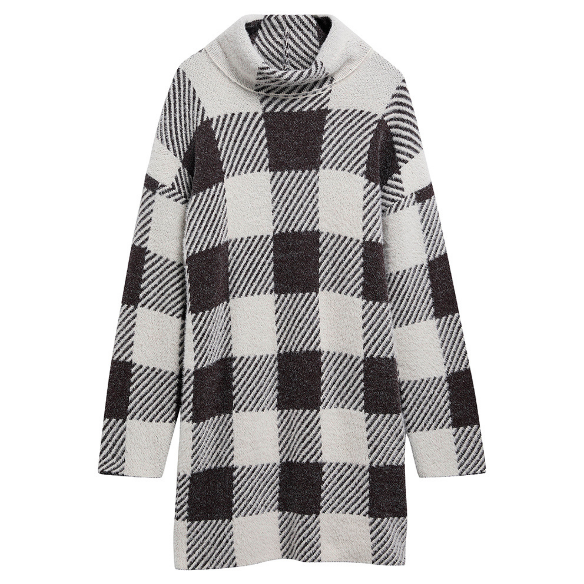 Womens Barbour International Truffle Multi Amaya Knitted Dress