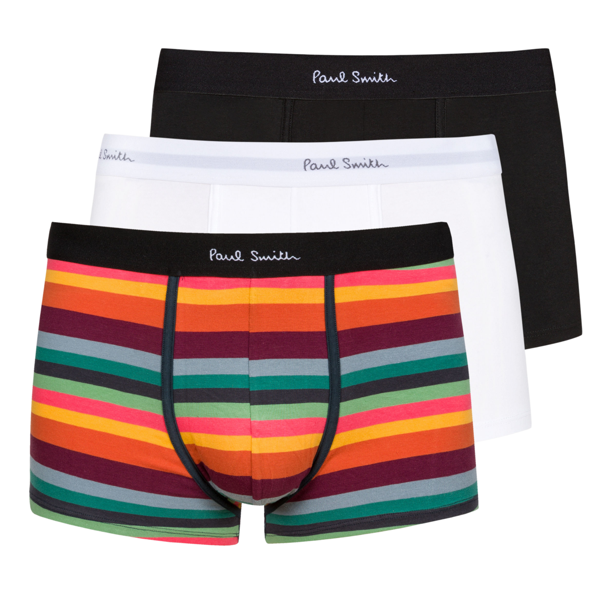 Mens Paul Smith Artist Stripe/Multi 3 Pack Trunks
