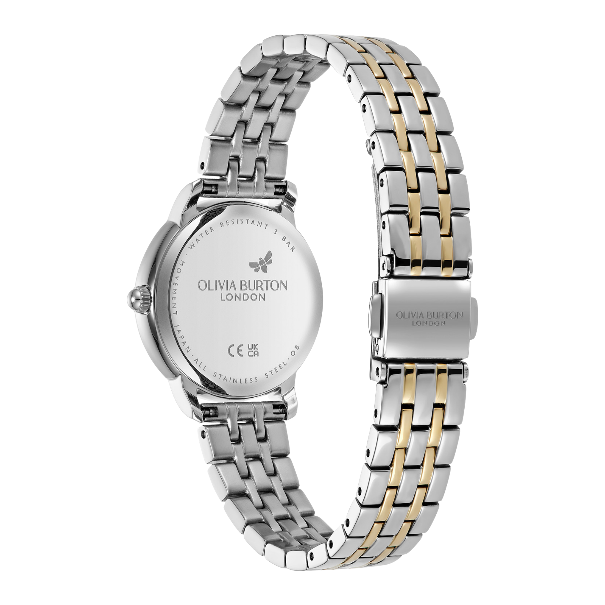 Womens Olivia Burton White/Two Tone Westbourne Bracelet Watch