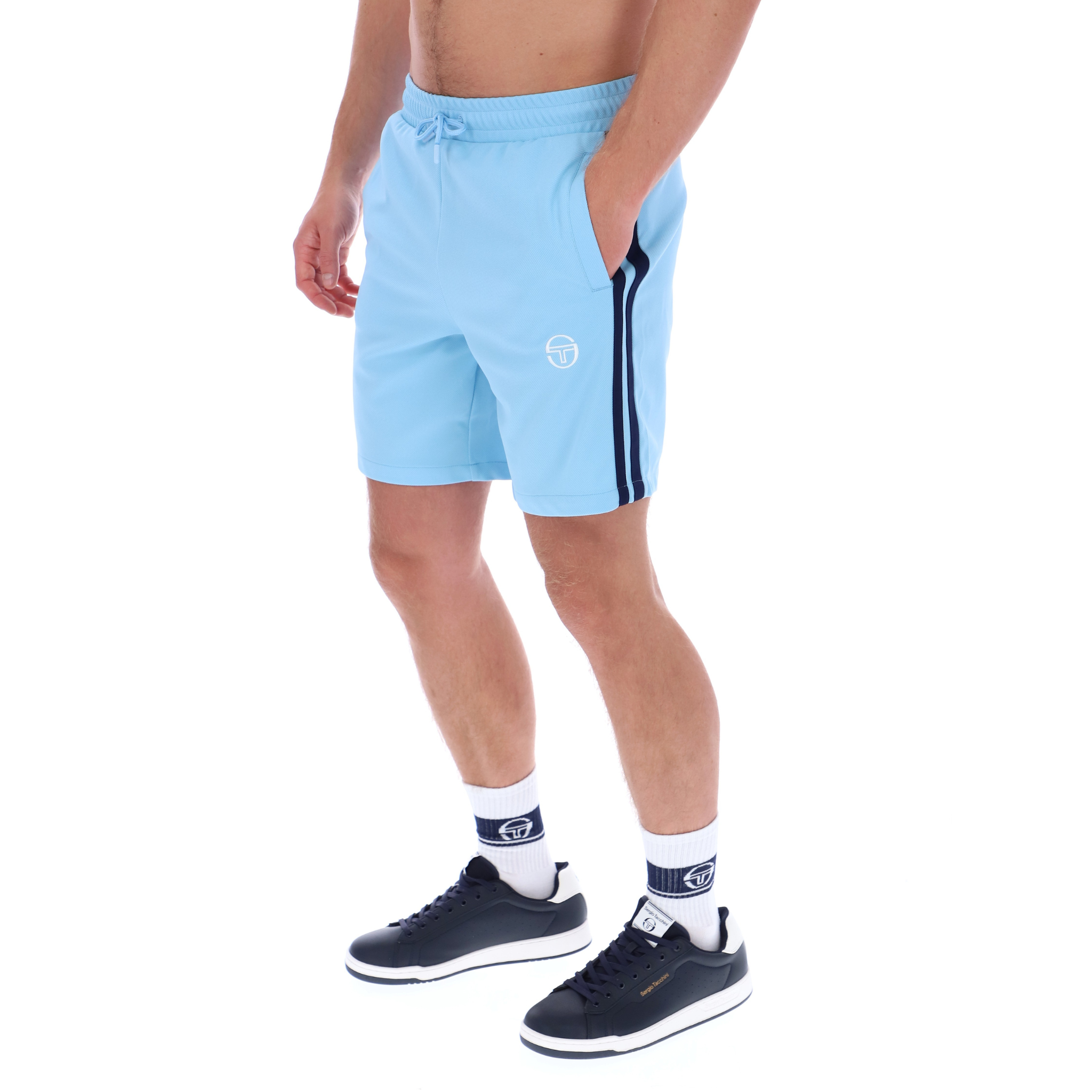 Mens Sergio Tacchini Baltic Sea/Maritime Blue Pietrapertosa Shorts