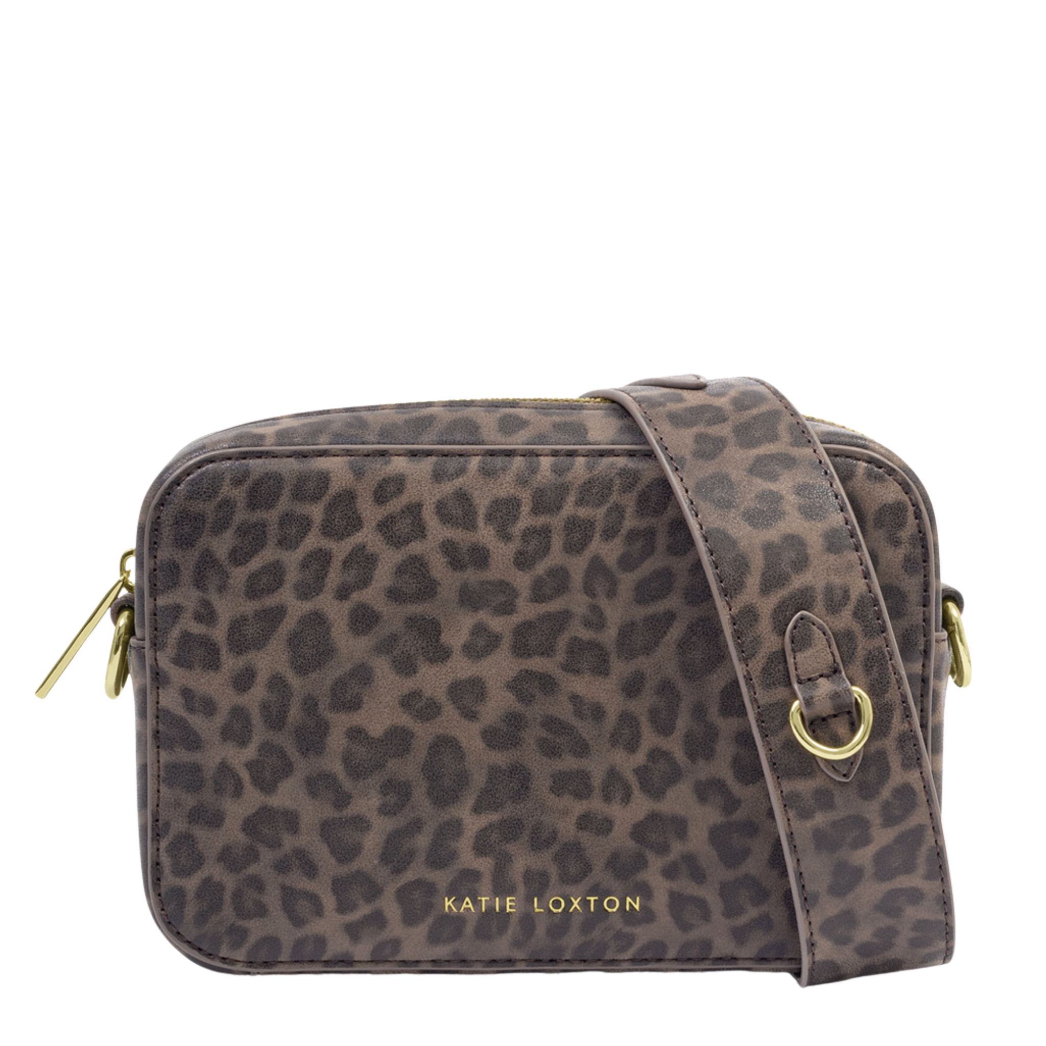 Womens Katie Loxton Leopard Avery Small Crossbody Bag