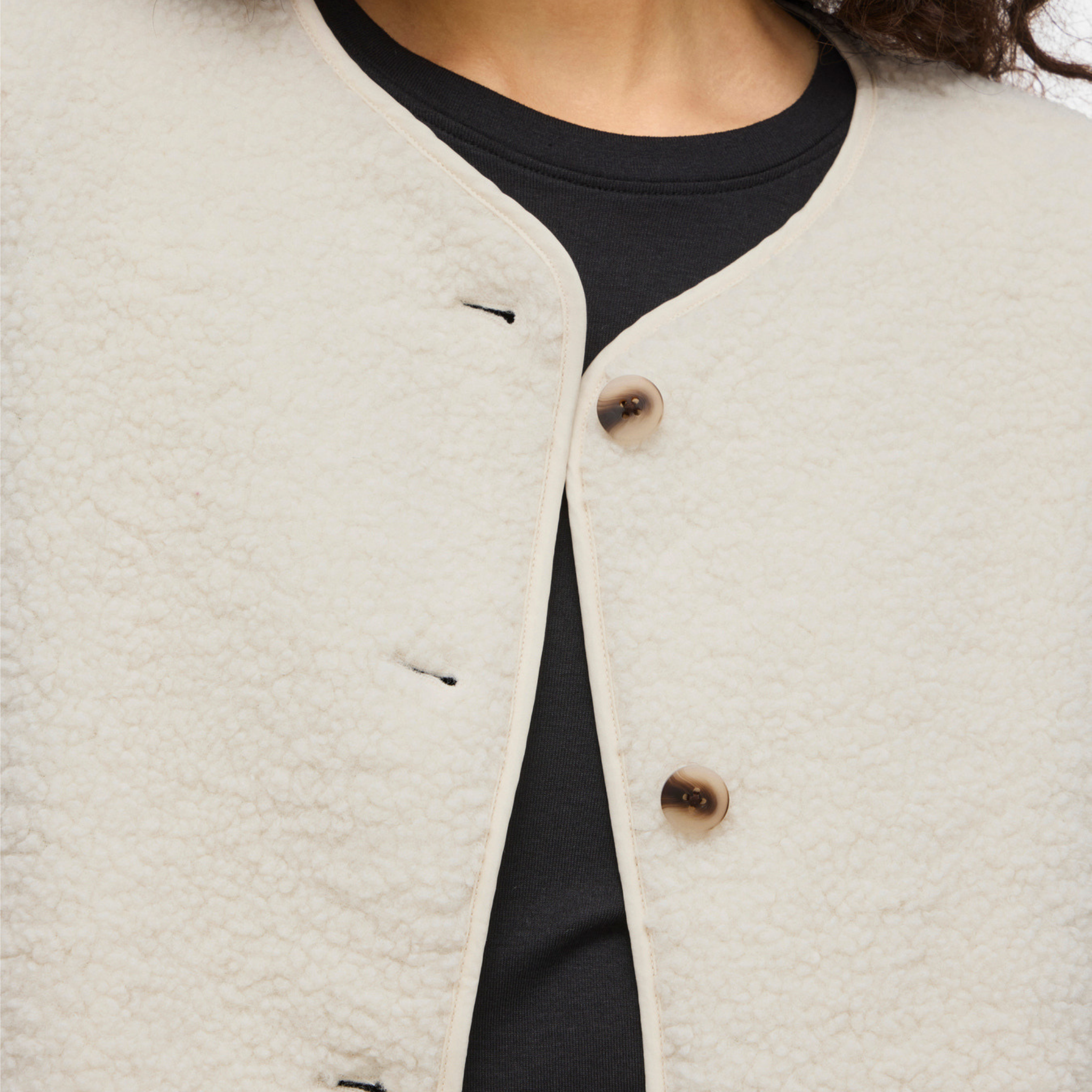Womens Vila Birch Viada Teddy Jacket