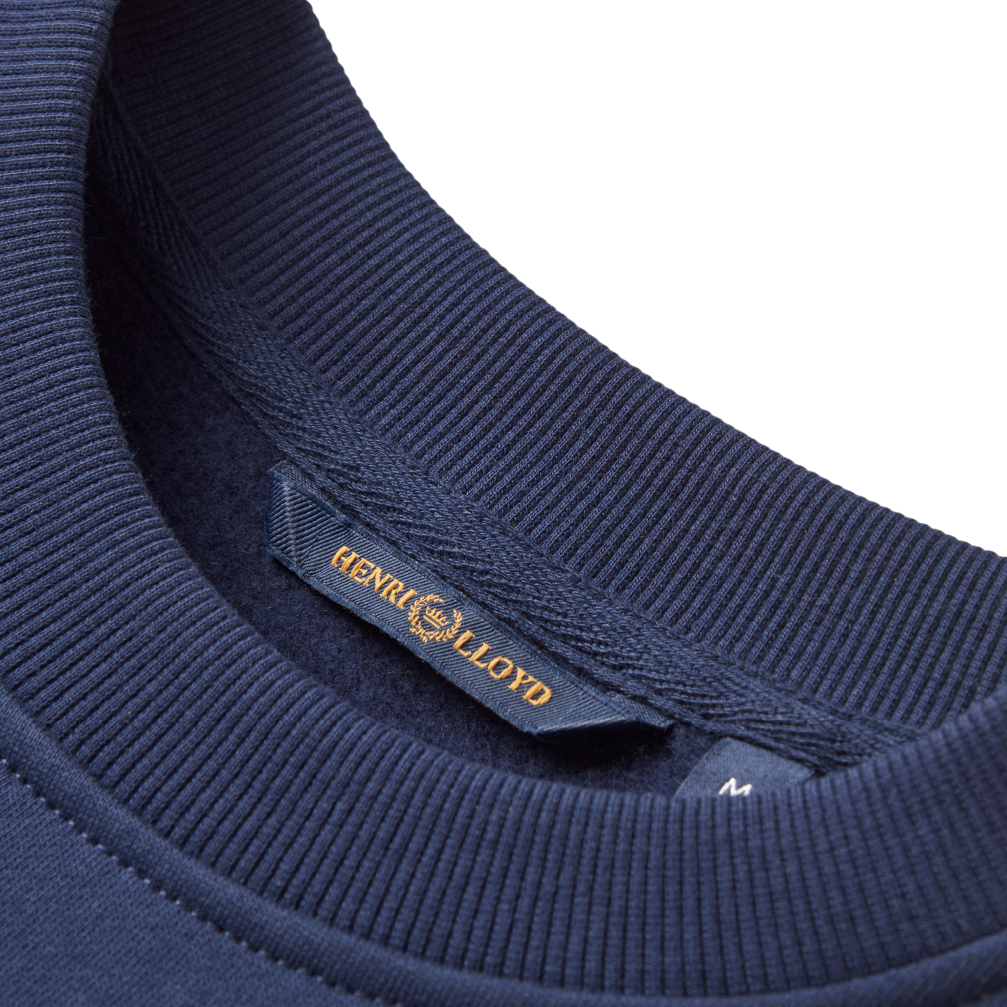 Mens Henri Lloyd Navy Lytham Crew Neck Sweatshirt