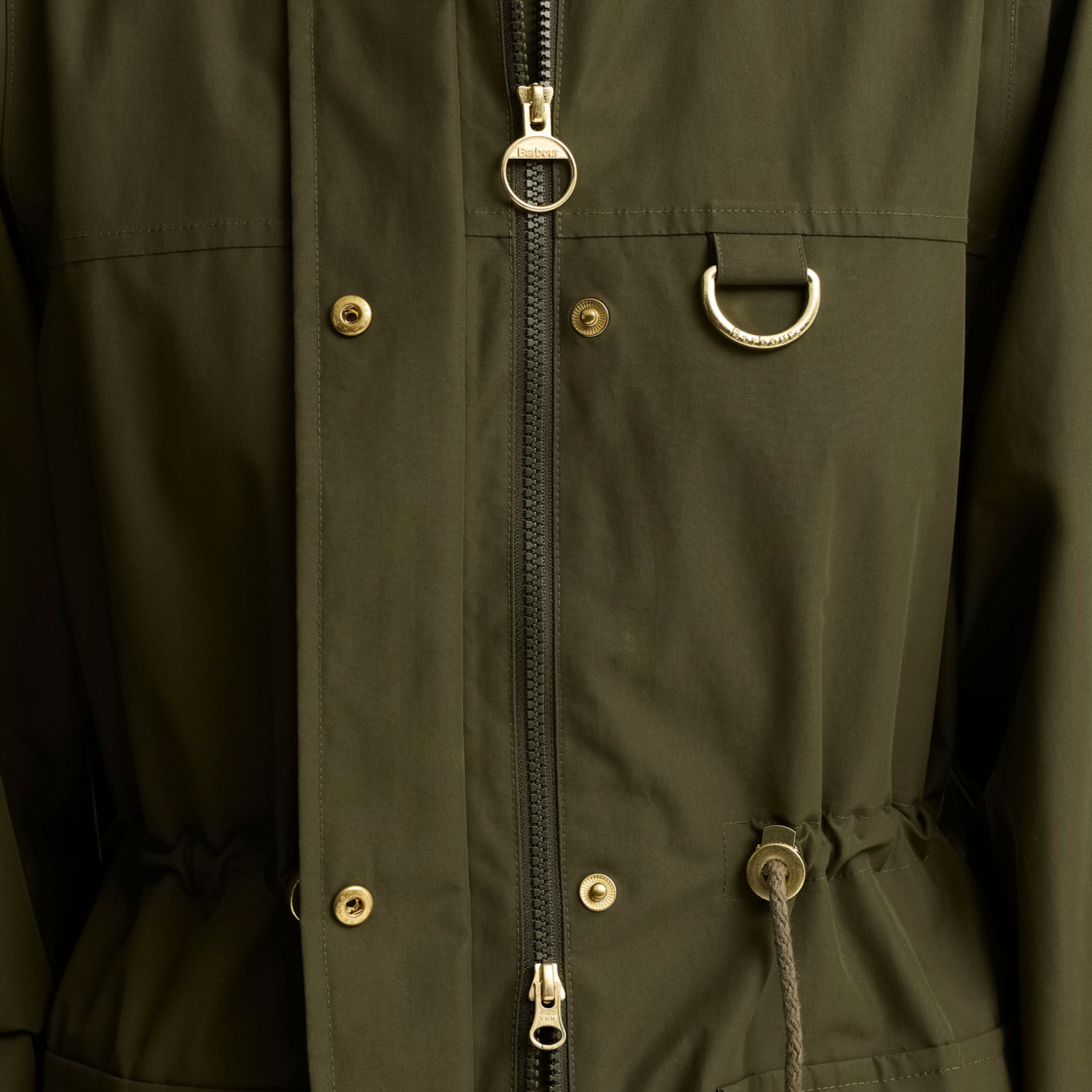 Womens Barbour Olive/Shadow Classic Stokesley WP Coat