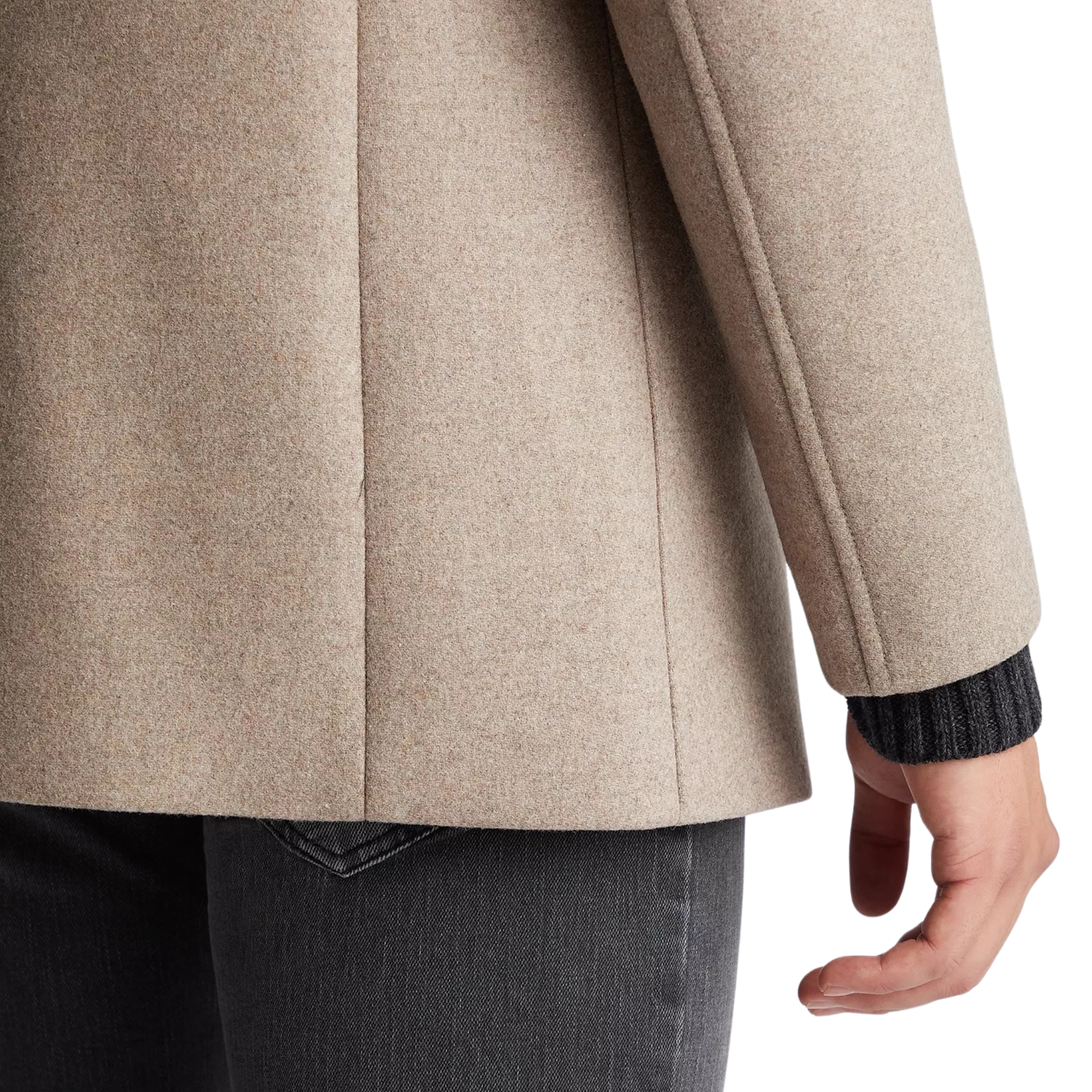 Mens Remus Uomo Fawn Jonah Coat