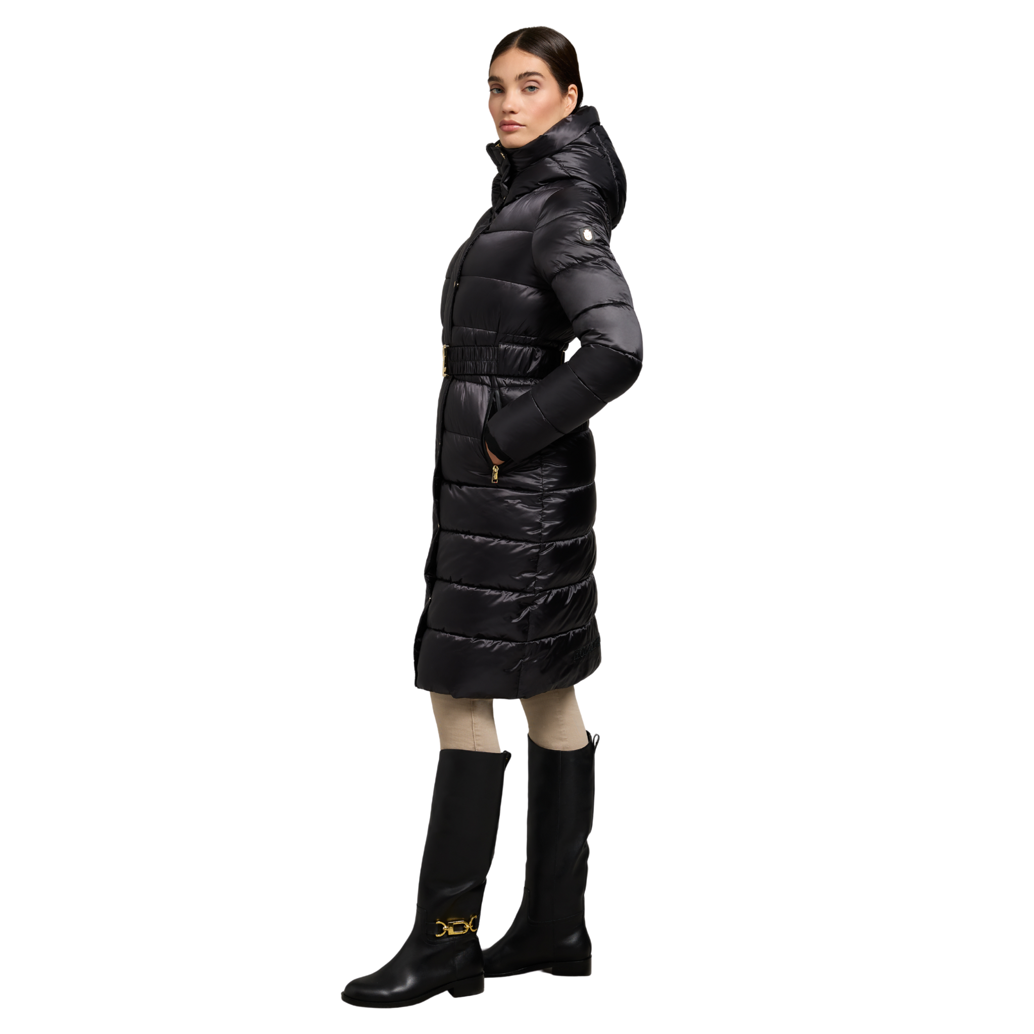 Womens Holland Cooper Black The Arosa Padded Coat