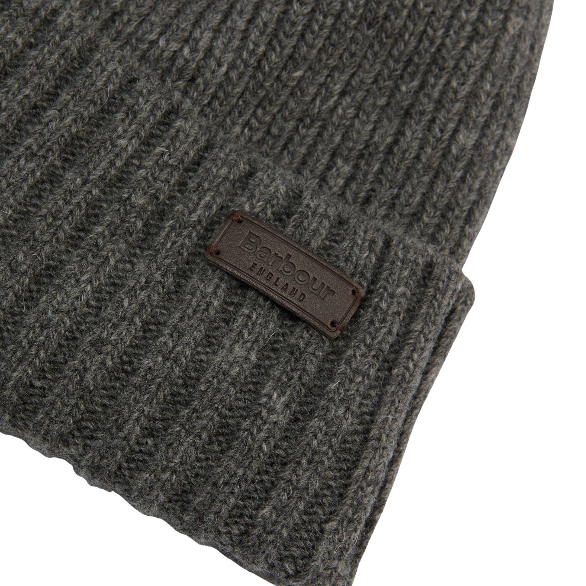 Mens Barbour Grey Carlton Beanie & Gloves Gift Set