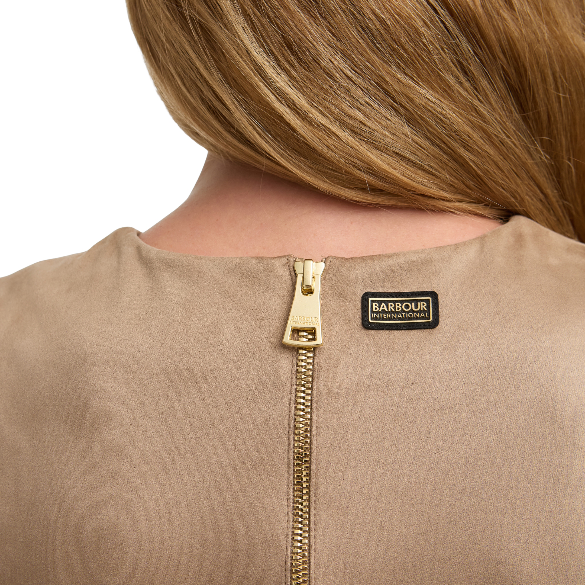 Womens Barbour International Dark Cement Nia Mini Dress