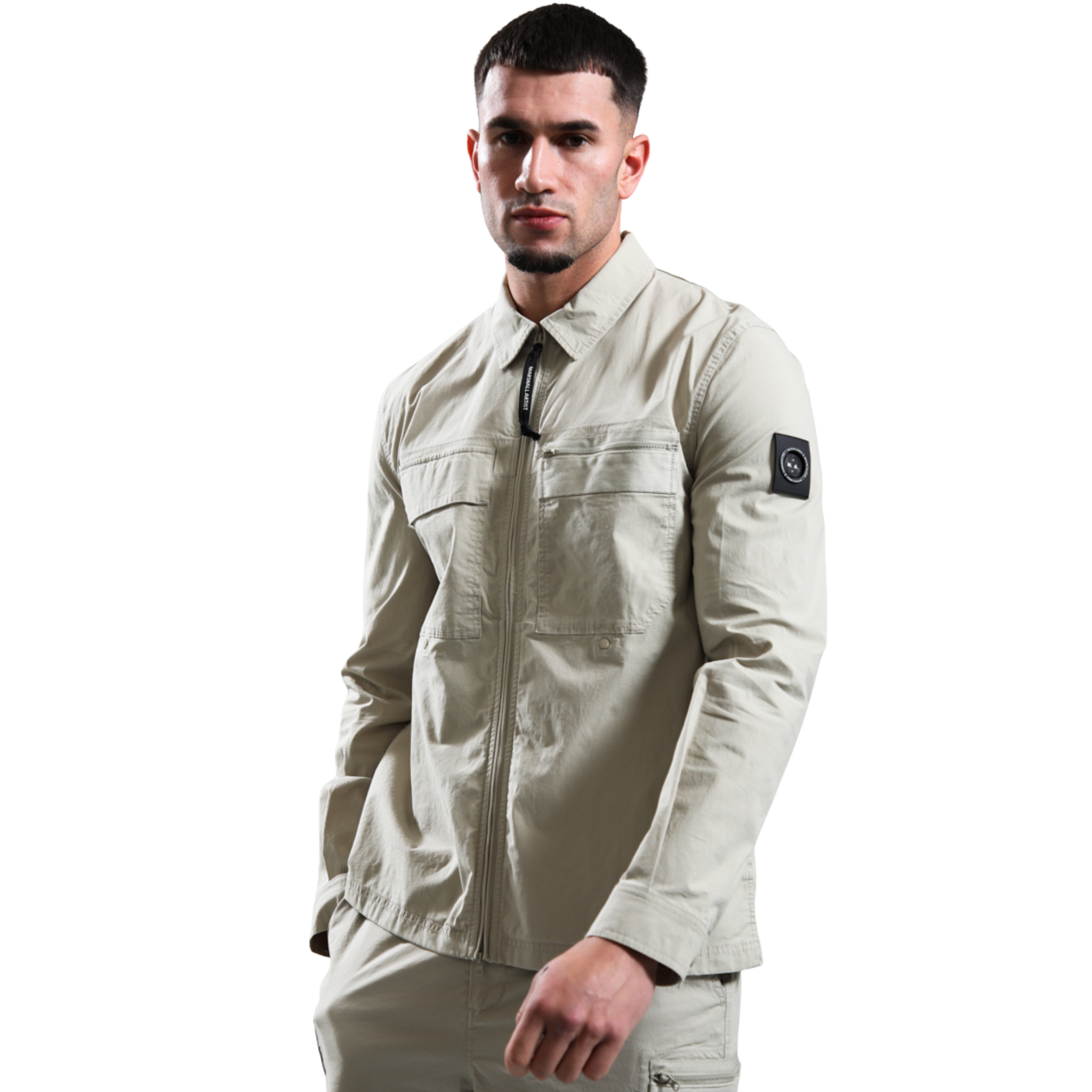 Mens Marshall Artist Stone Vanguard Overshirt