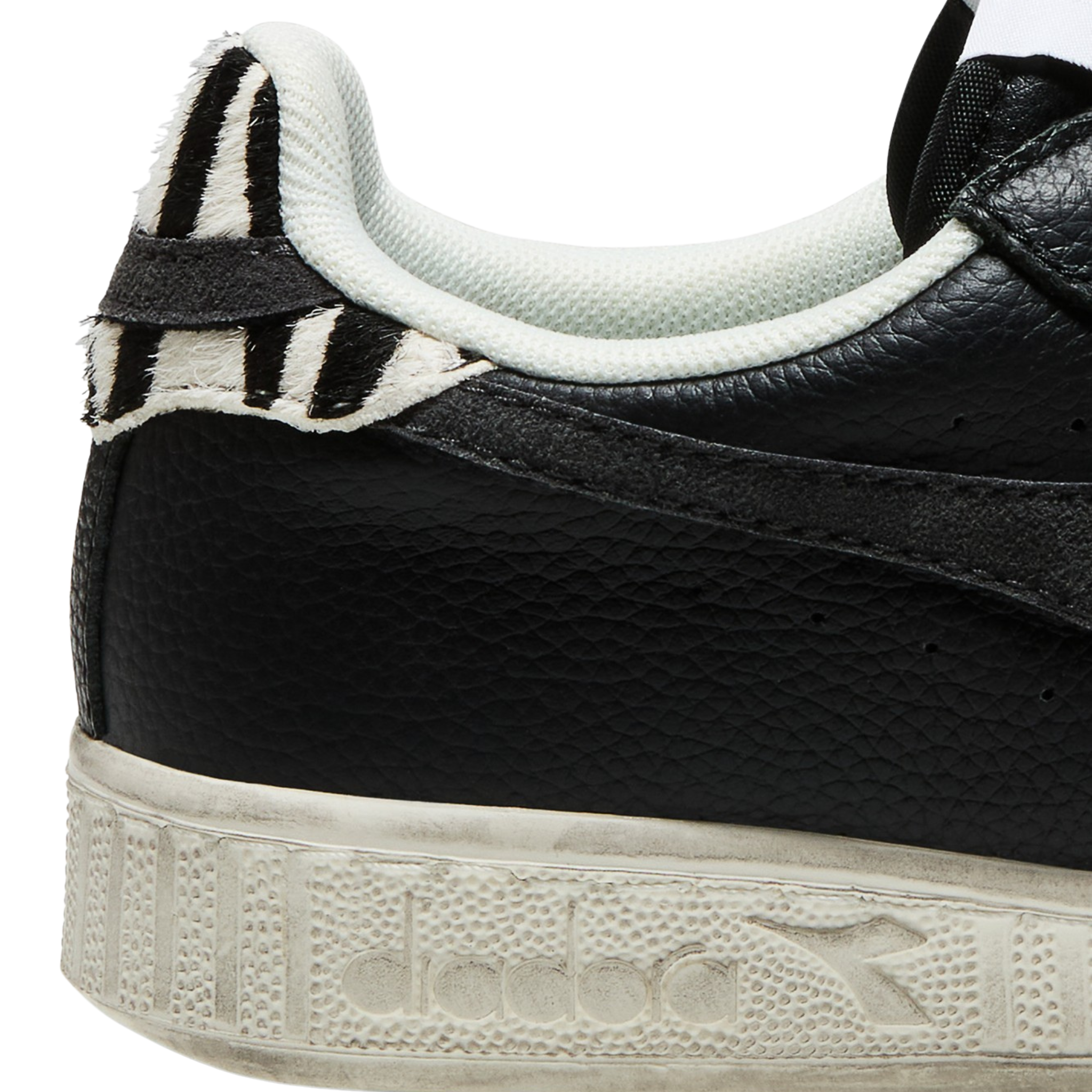 Womens Diadora Black Game Low Wild Trainers