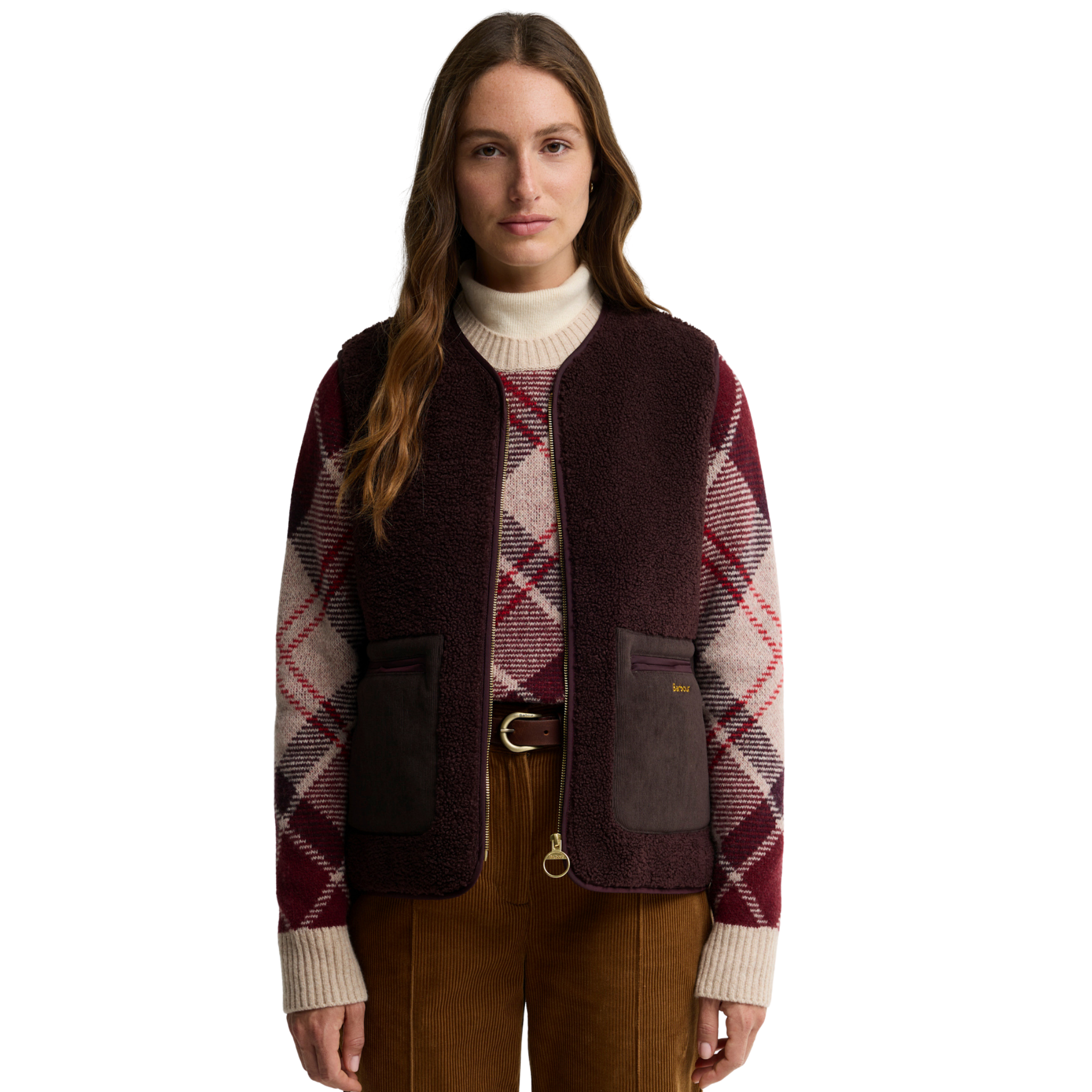 Womens Barbour Fig Bainford Liner Gilet