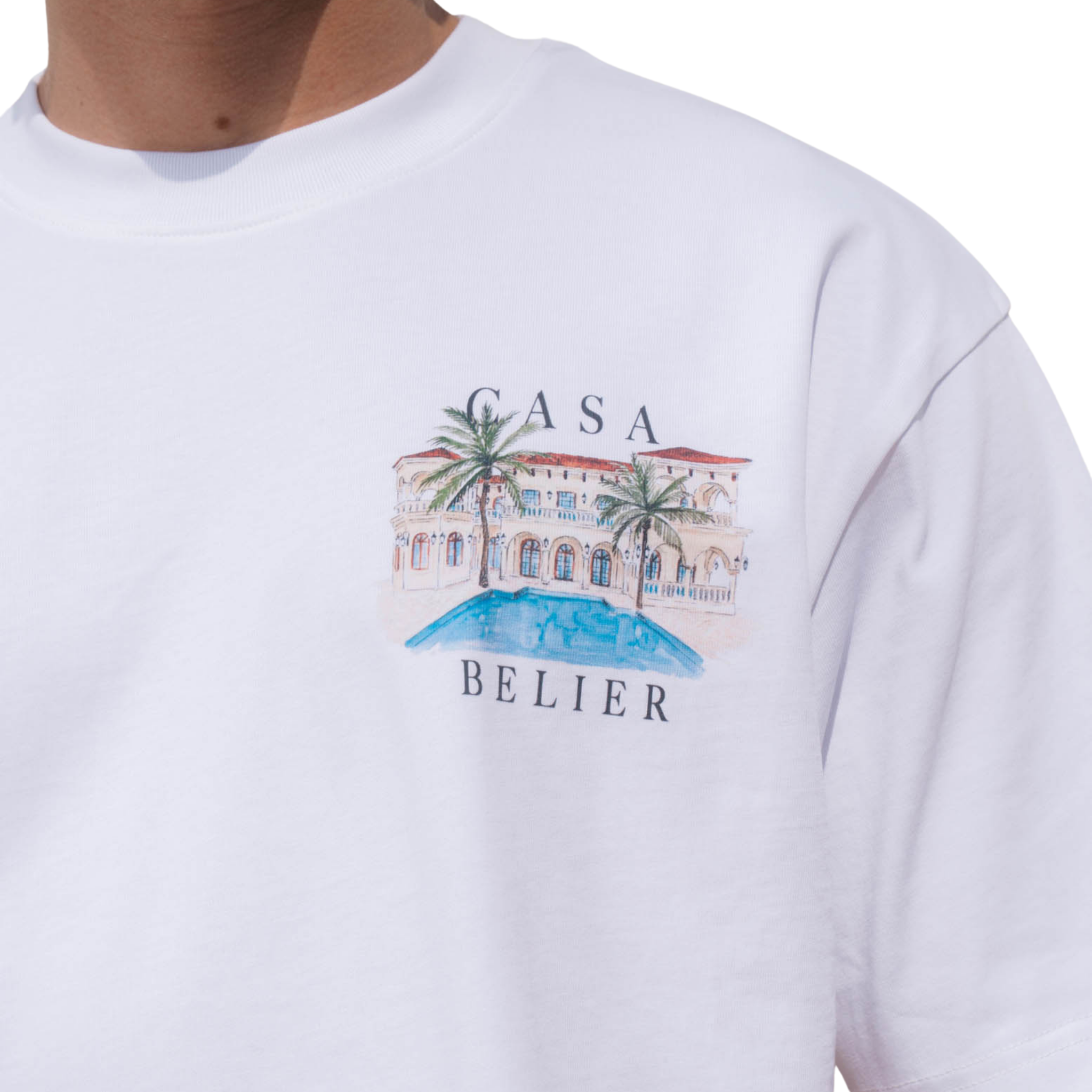 Mens Belier White Casa Belier Graphic S/s T Shirt