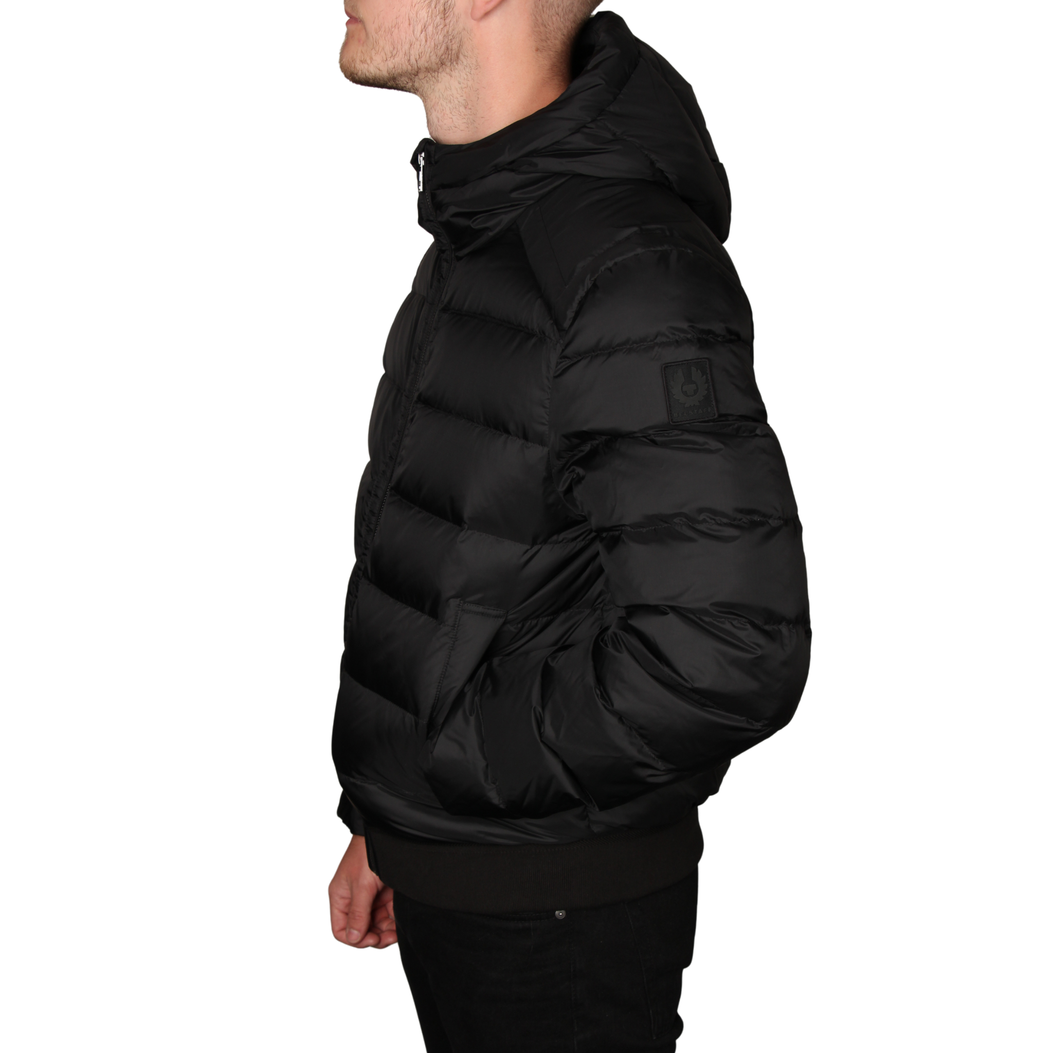 Mens Belstaff Black Compact Padded Jacket