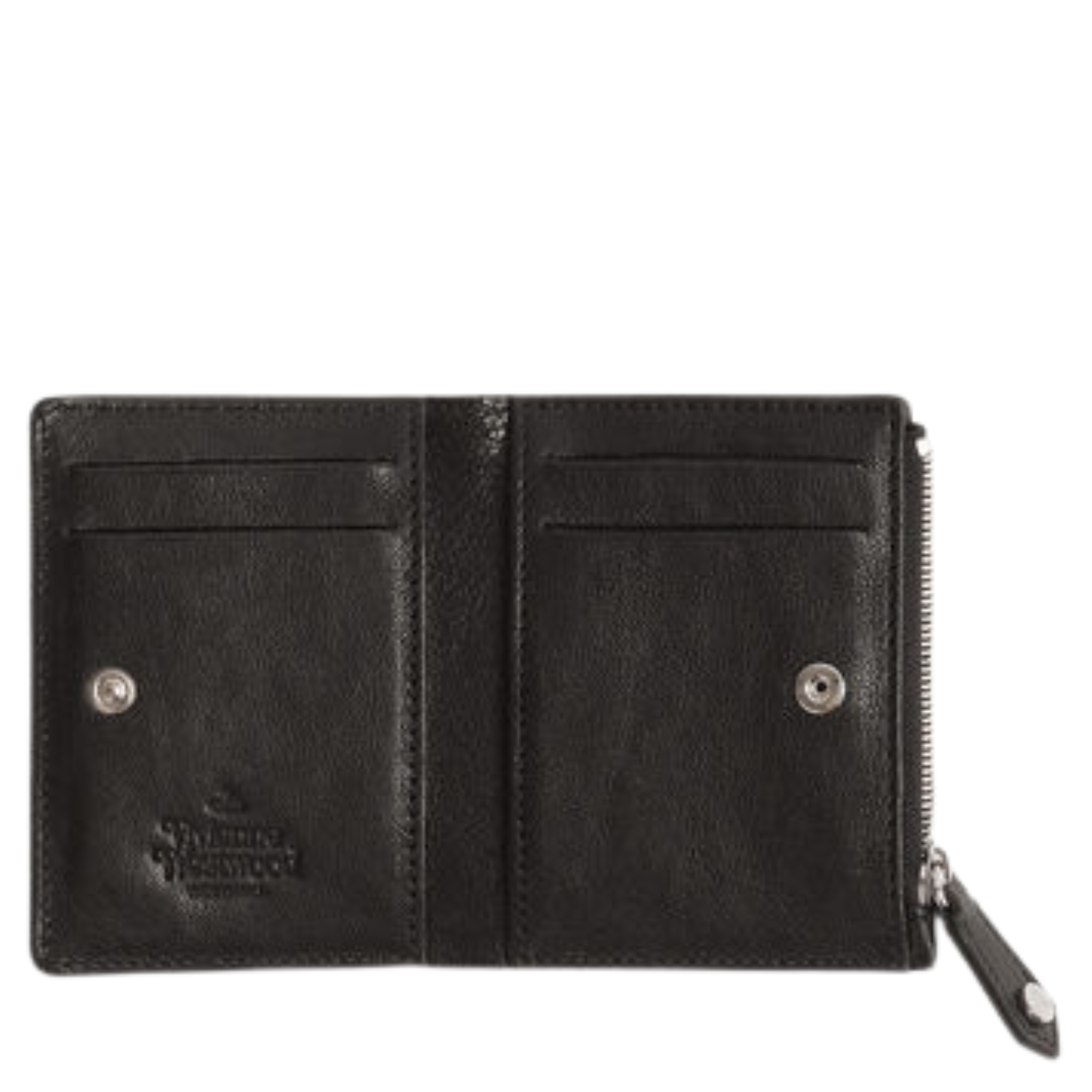 Womens Vivienne Westwood Black Slim Flap Card Holder